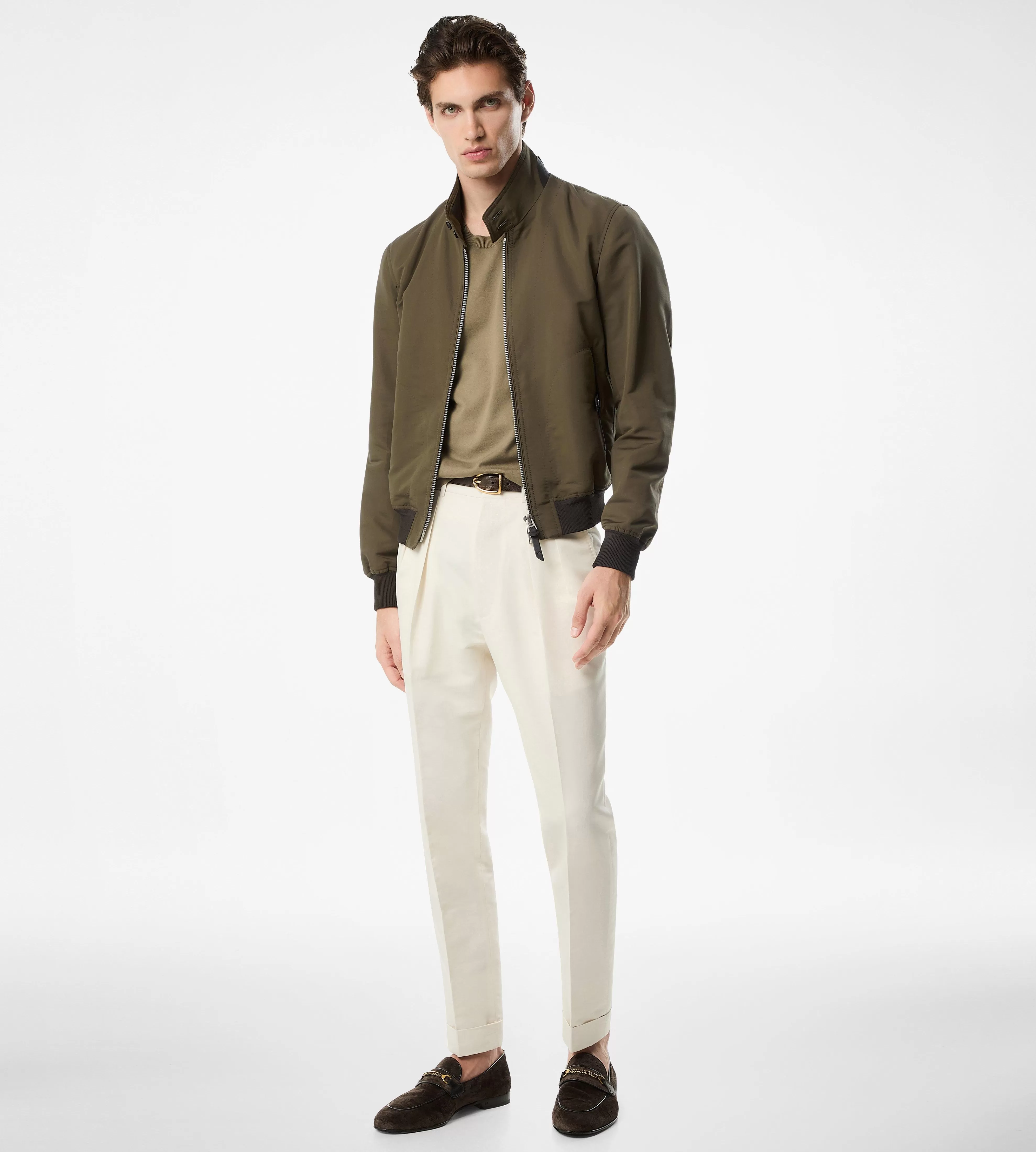 TOM FORD FINE POPLIN HARRINGTON ^MEN Outerwear