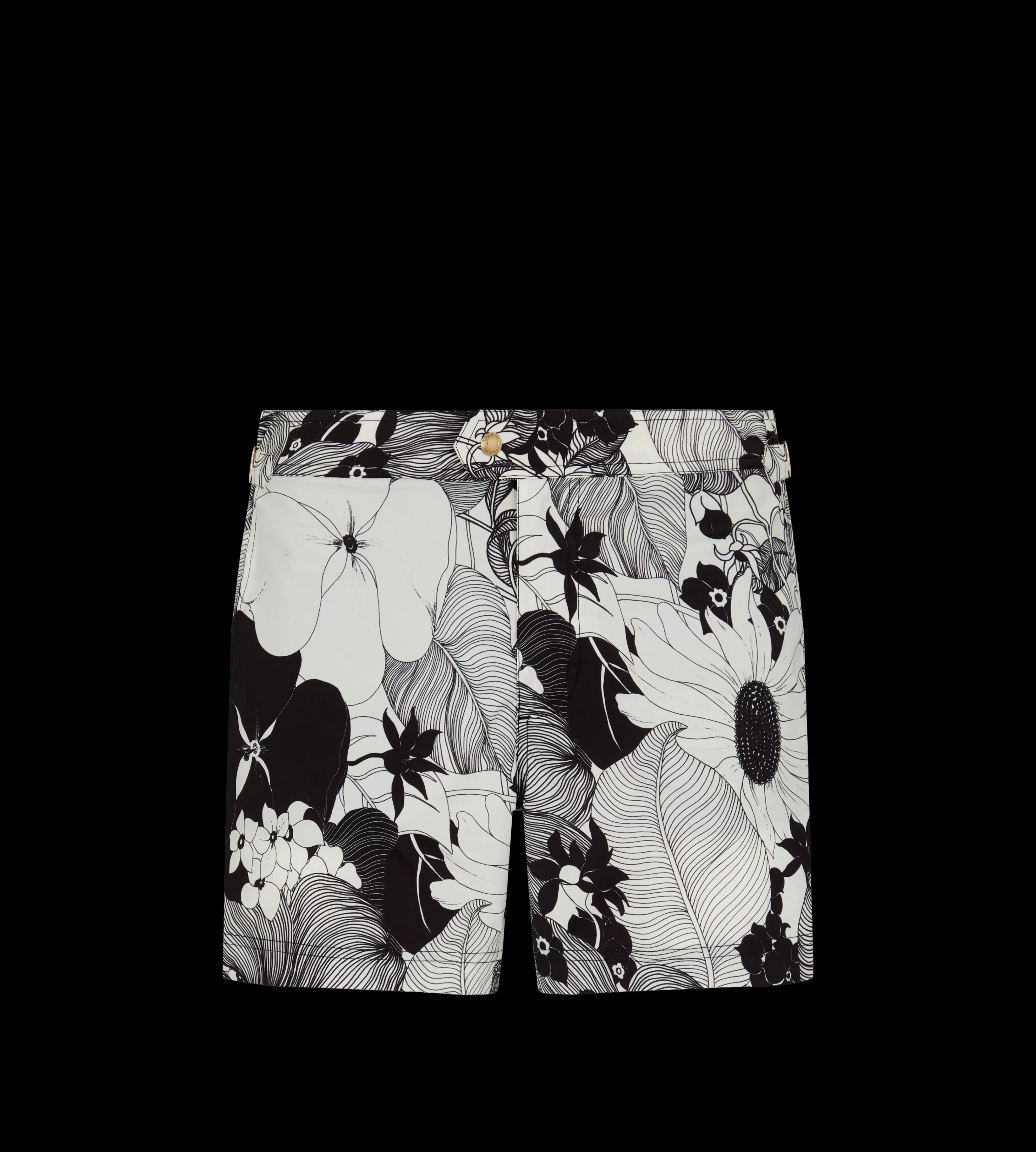 TOM FORD FLORAL PRINT SWIM SHORT COMBO BLACK^MEN | MEN | MEN Pants & Shorts | JETSETTER EDIT | SPRING 24