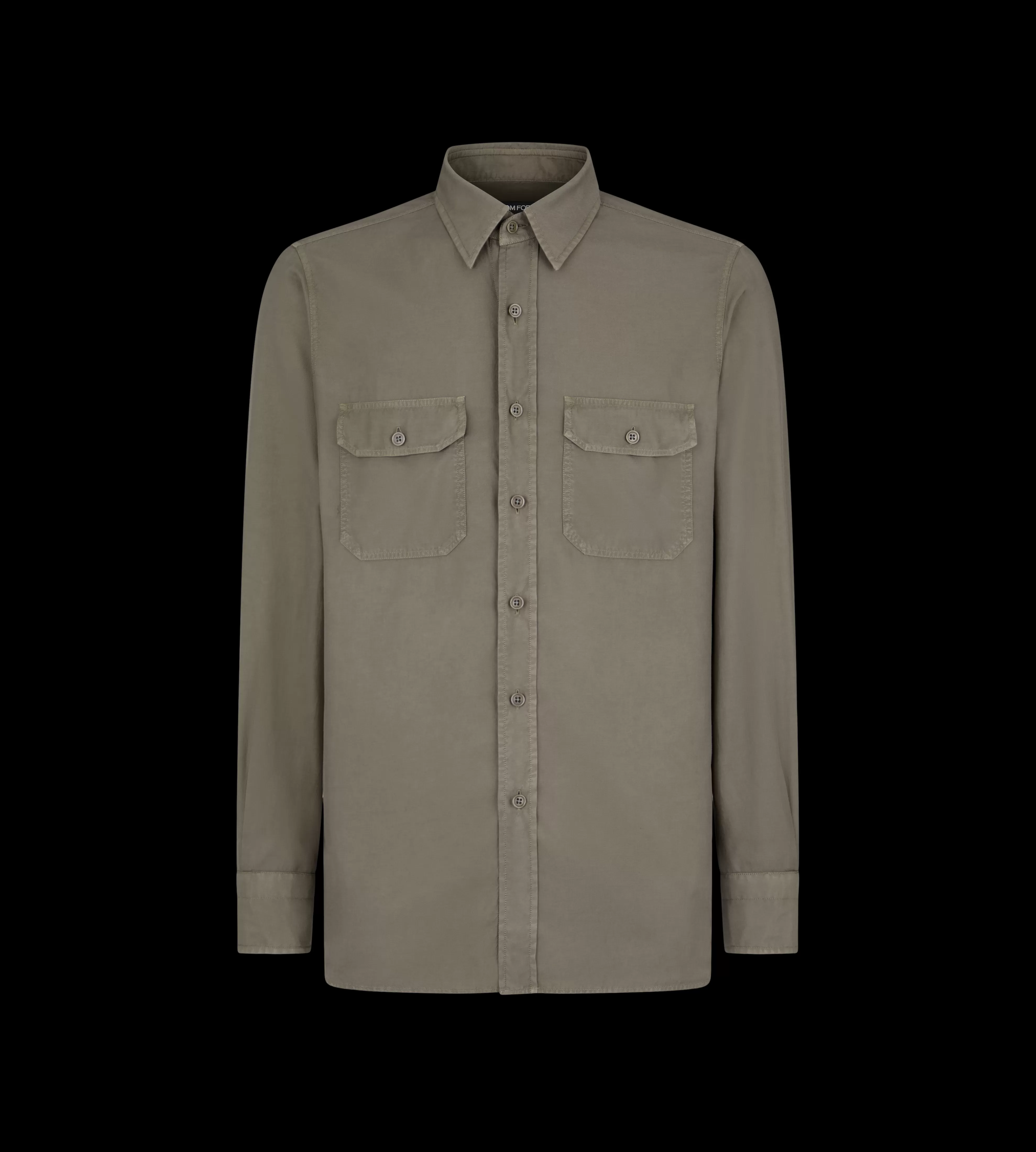 TOM FORD FLUID TWILL MILITARY FIT SHIRT ^MEN Shirts