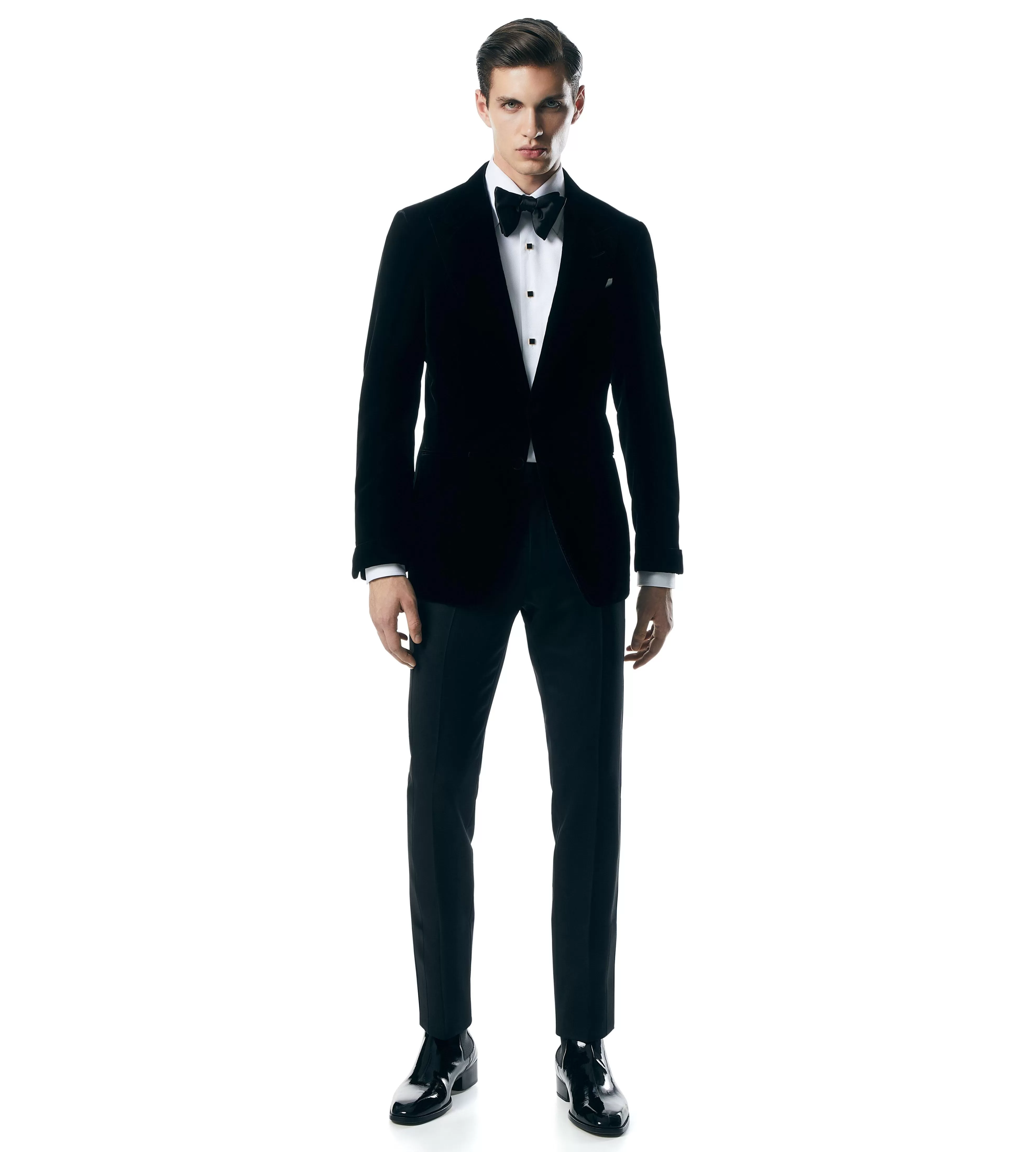 TOM FORD FLUID VELVET SHELTON COCKTAIL JACKET BLACK^MEN | MEN Evening | Jackets