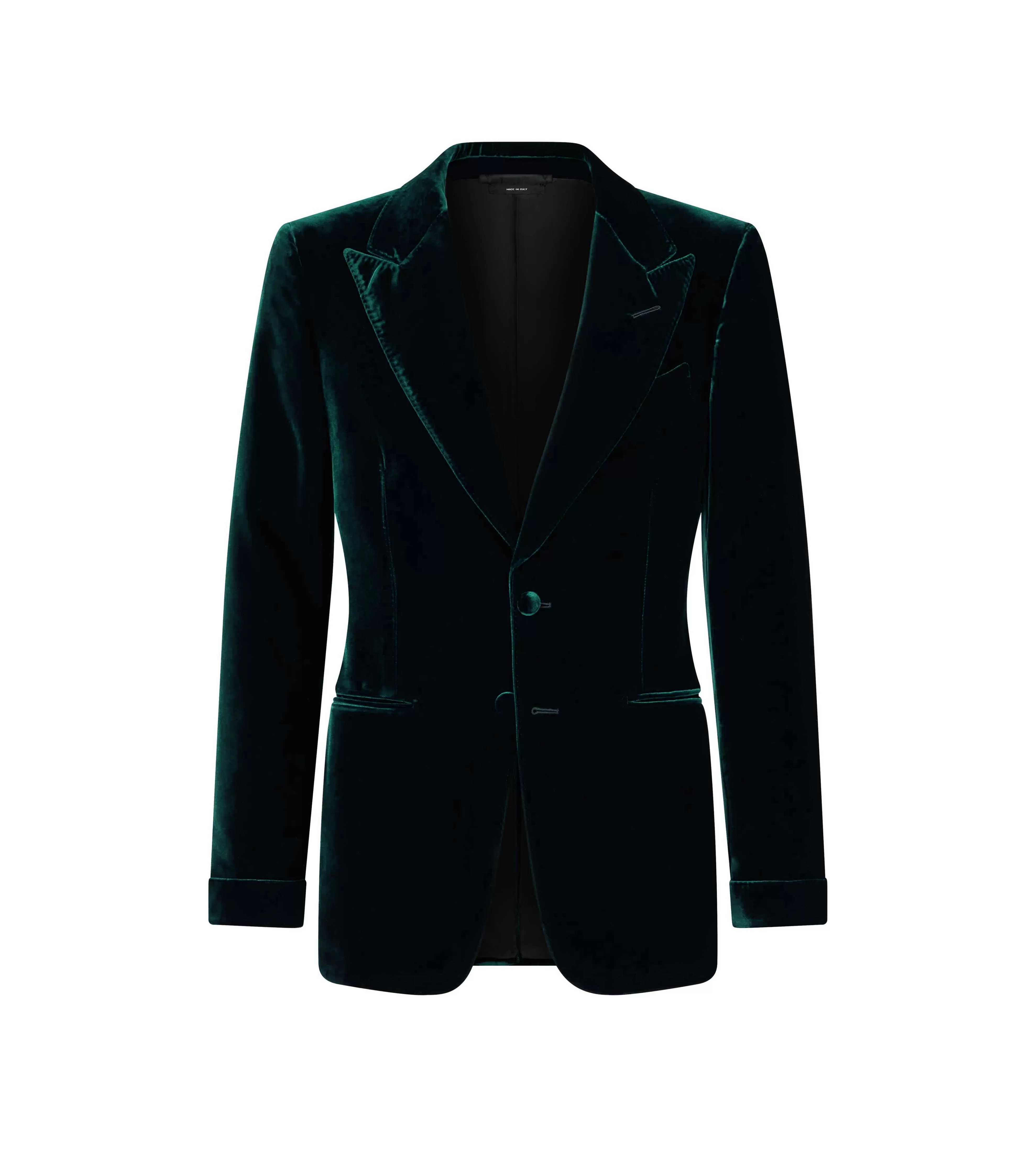 TOM FORD FLUID VELVET SHELTON COCKTAIL JACKET DARK EMERALD^MEN | MEN Evening | Jackets