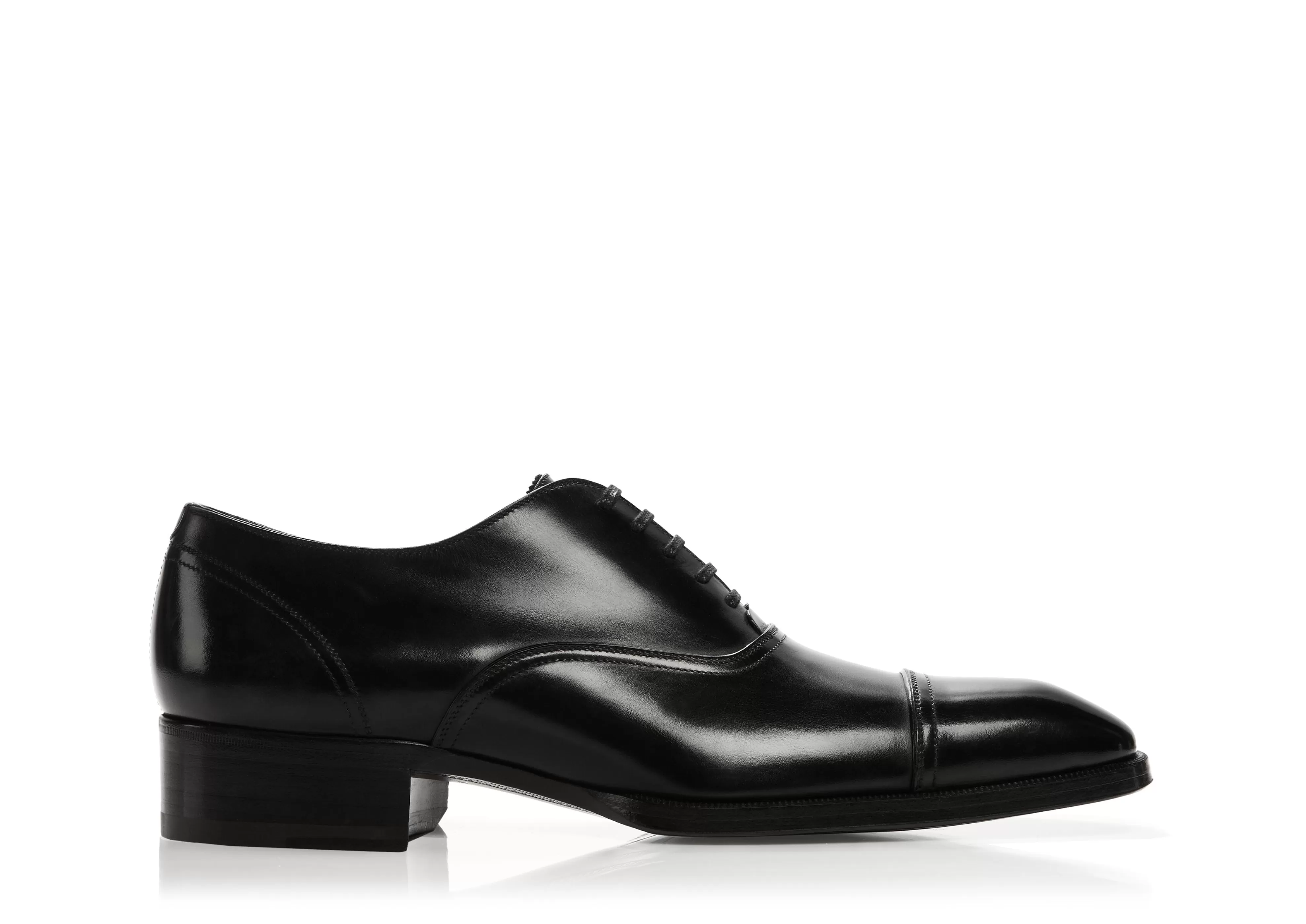 TOM FORD GIANNI LACE UP CAP TOE BLACK^MEN Lace-ups