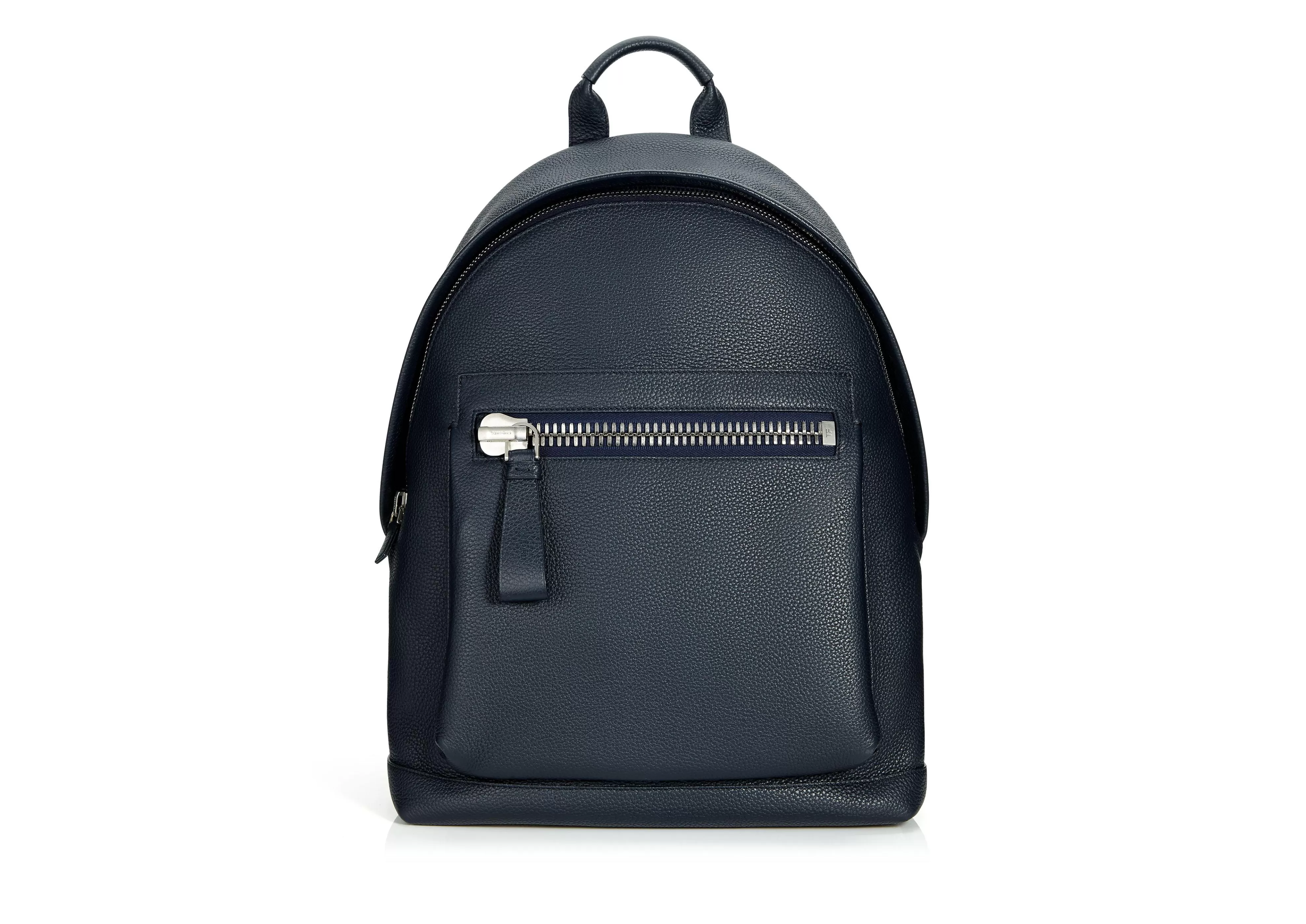 TOM FORD GRAIN LEATHER BUCKLEY BACKPACK DARK NAVY^MEN Backpacks