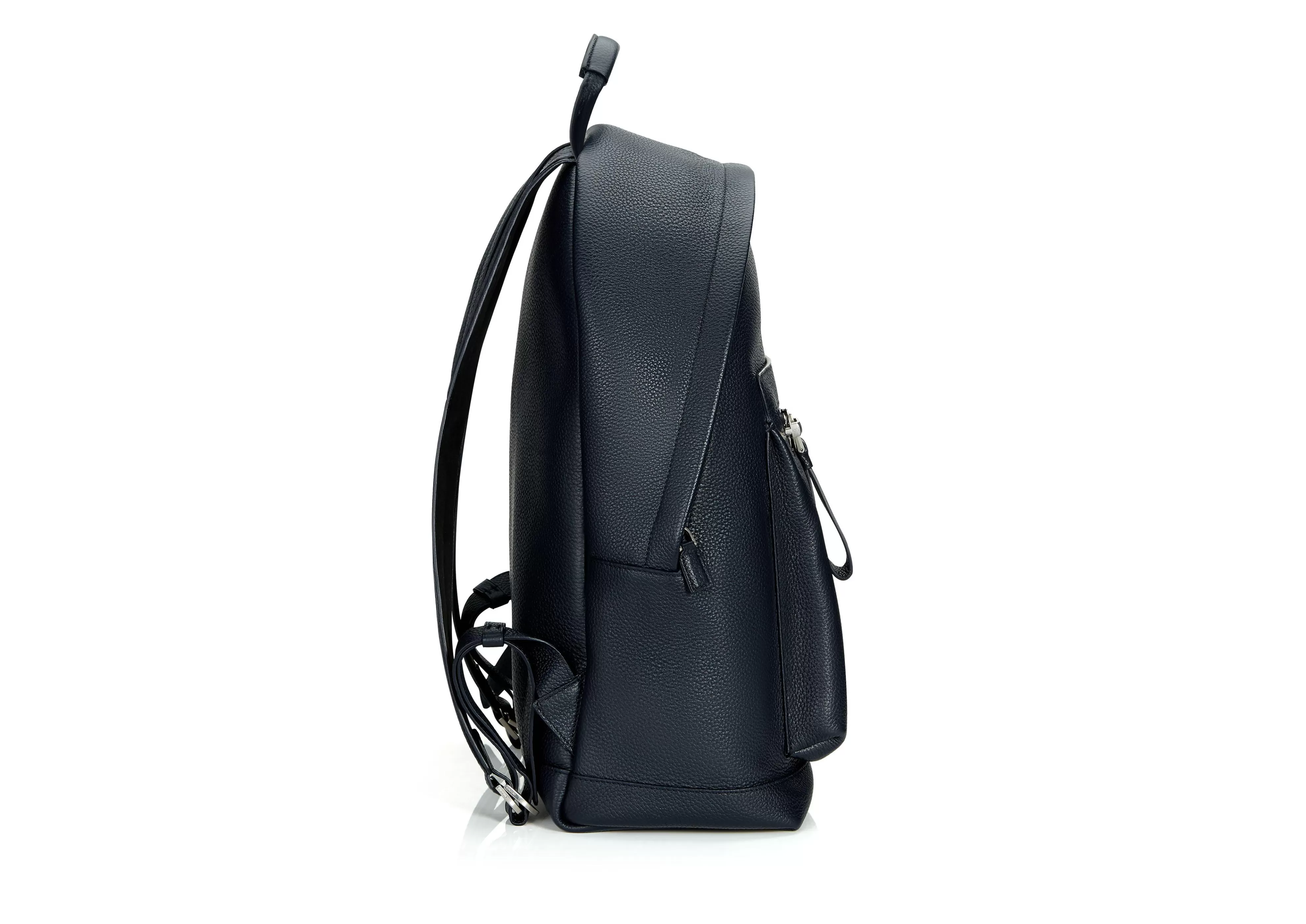 TOM FORD GRAIN LEATHER BUCKLEY BACKPACK DARK NAVY^MEN Backpacks