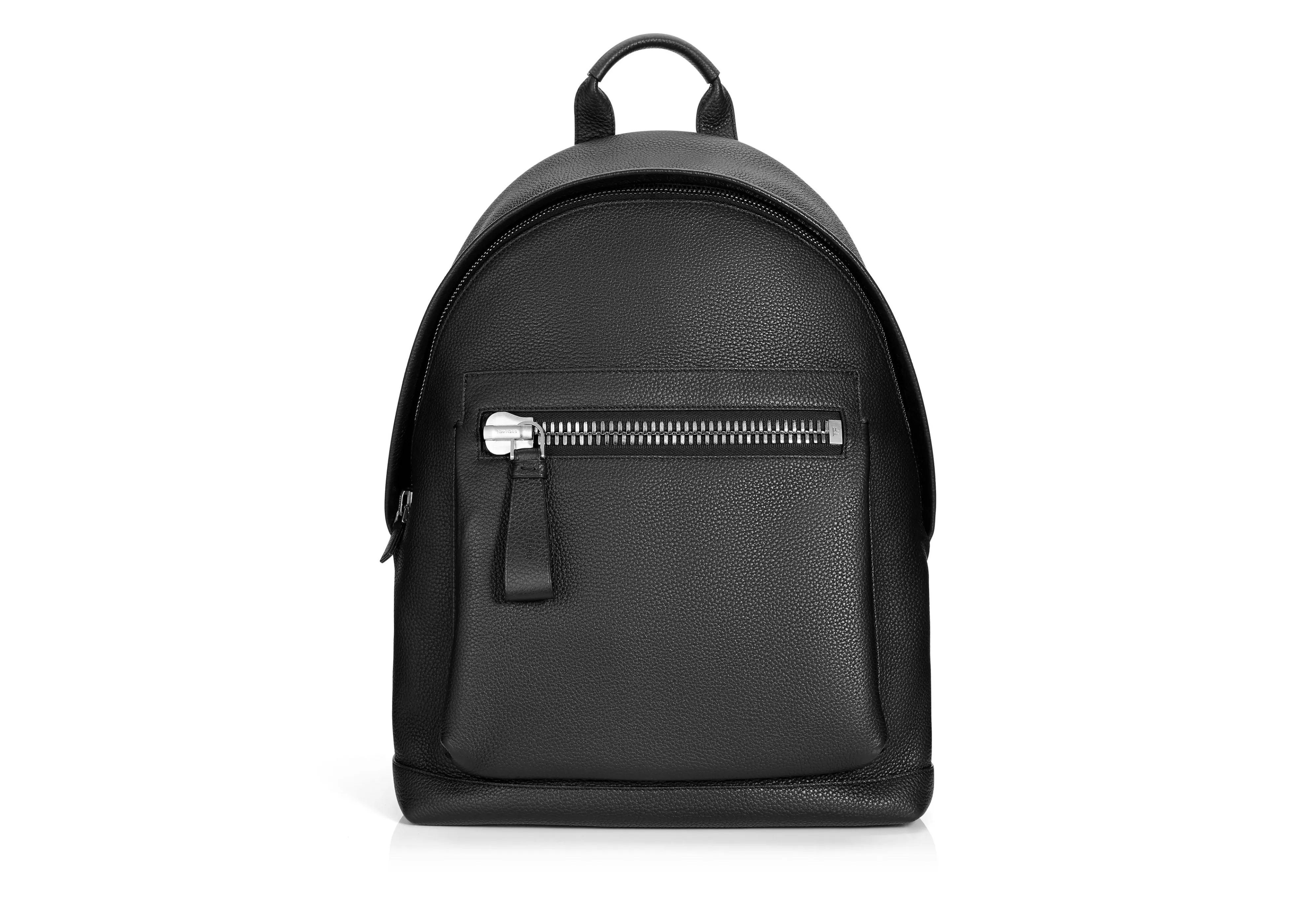 TOM FORD GRAIN LEATHER BUCKLEY BACKPACK BLACK^MEN Backpacks