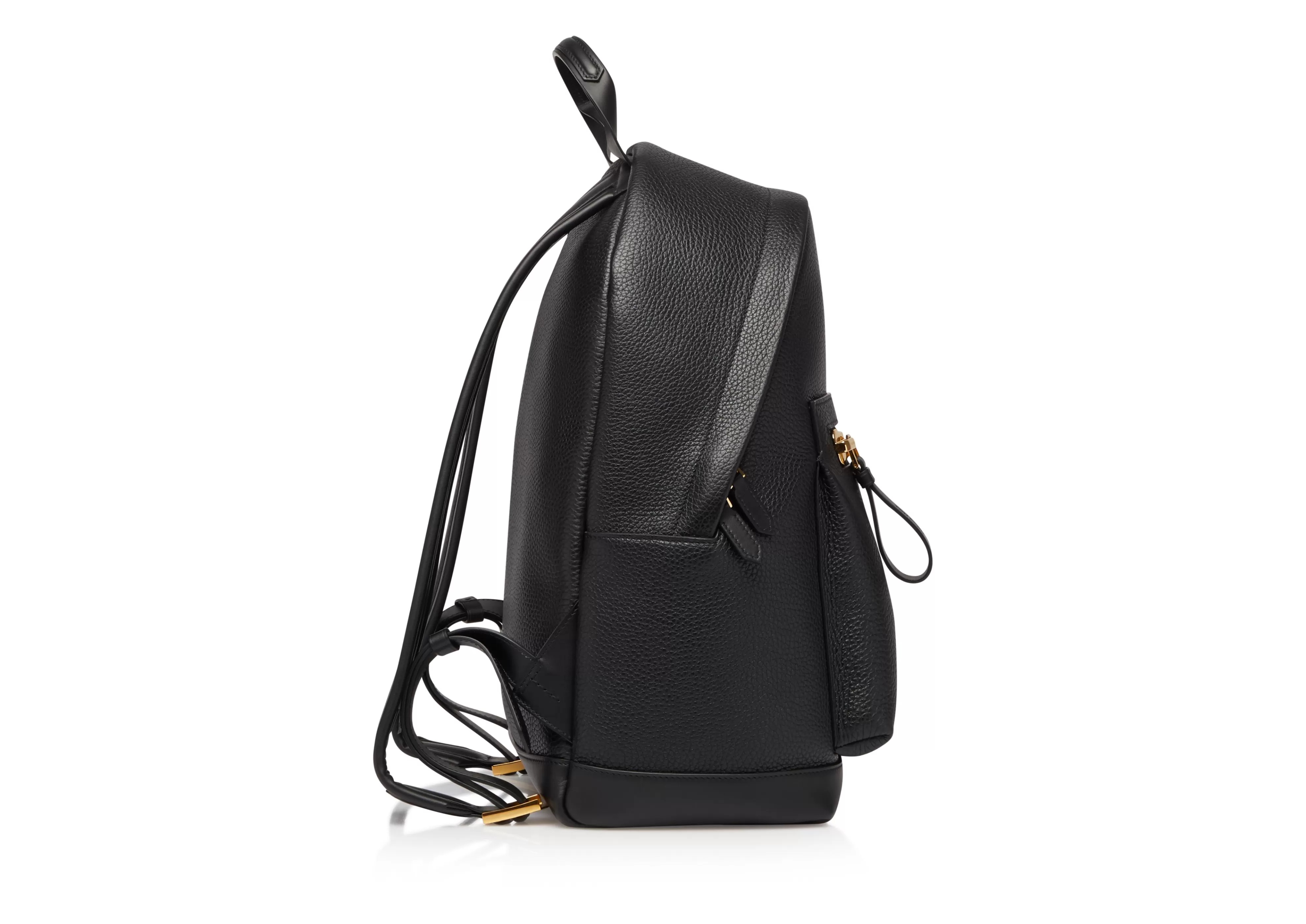 TOM FORD GRAIN LEATHER BUCKLEY BACKPACK BLACK^MEN Backpacks