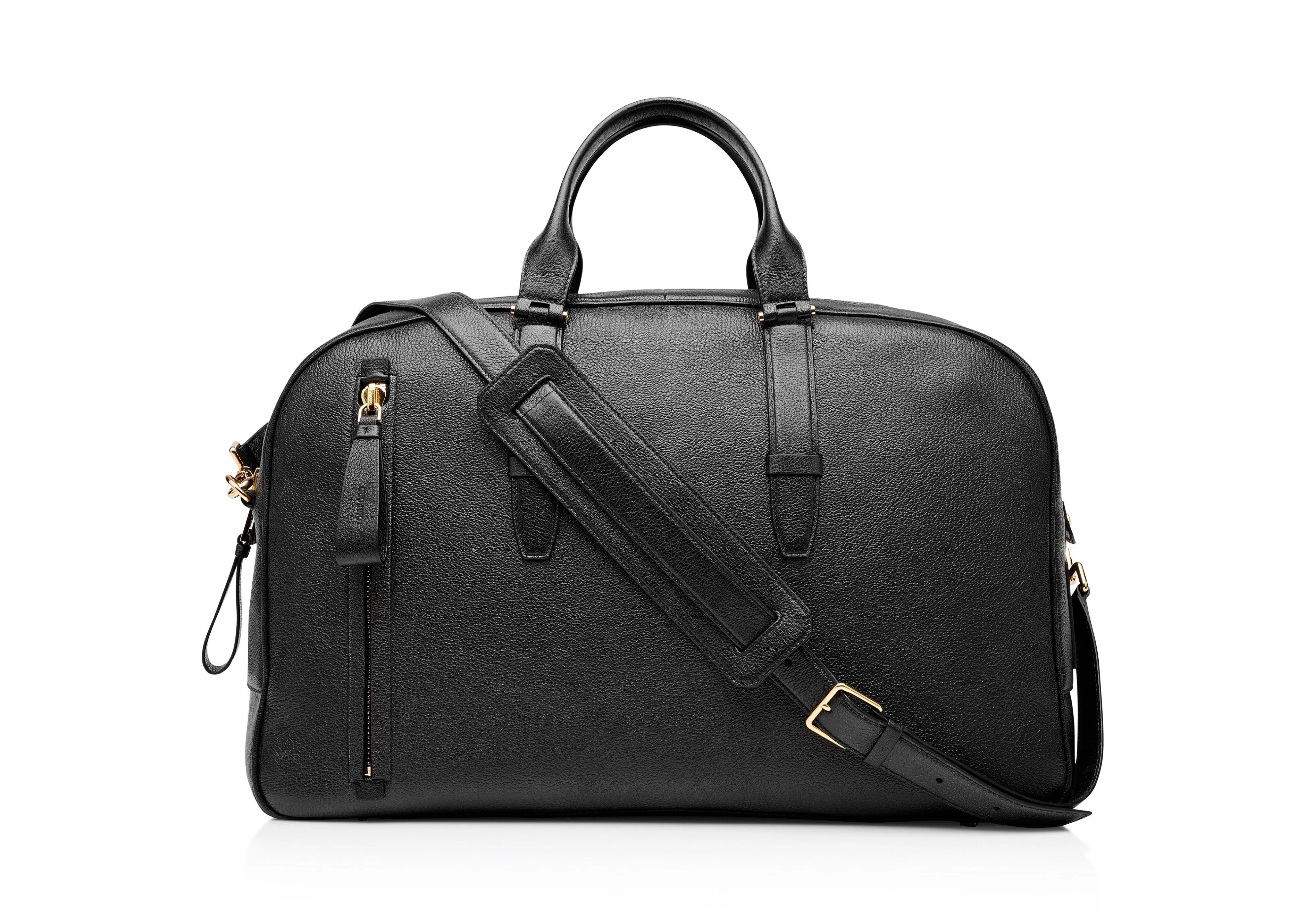 TOM FORD GRAIN LEATHER BUCKLEY BOWLING BAG BLACK^MEN | MEN Luggage | JETSETTER EDIT