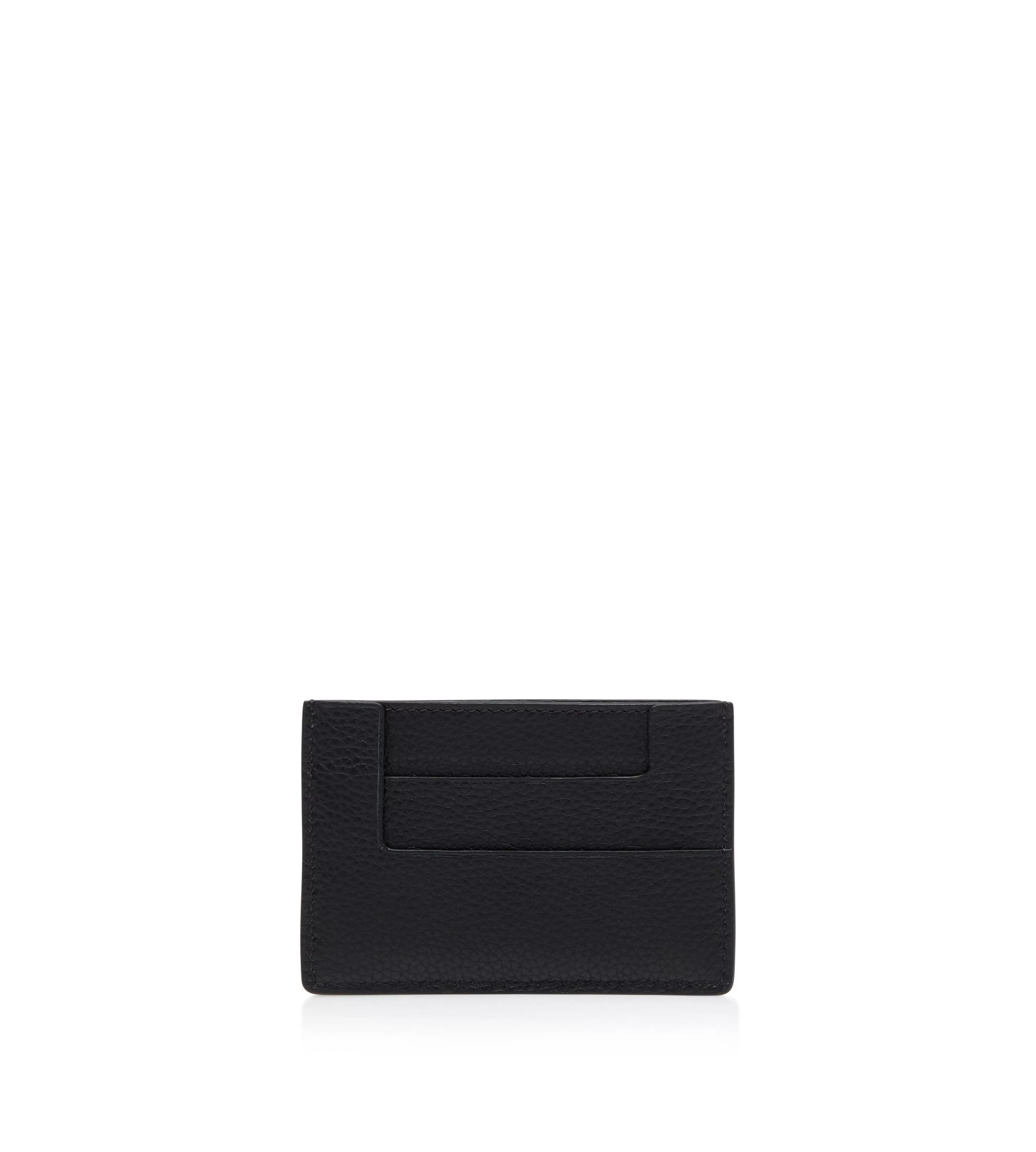 TOM FORD GRAIN LEATHER CLASSIC TF CARD HOLDER BLACK^WOMEN | WOMEN Small Leather Goods | Accessories