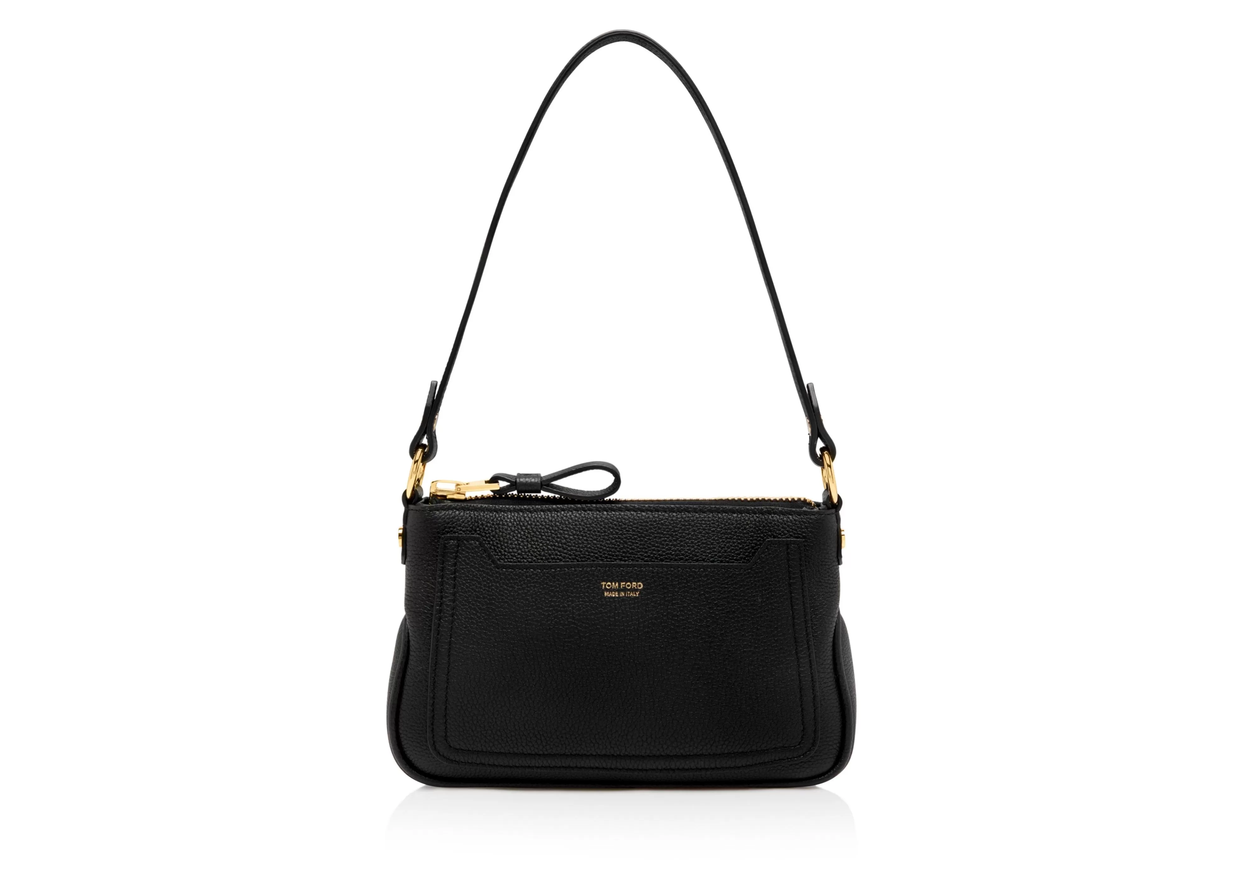 TOM FORD GRAIN LEATHER JENNIFER MINI BAG BLACK^WOMEN Shoulder Bags