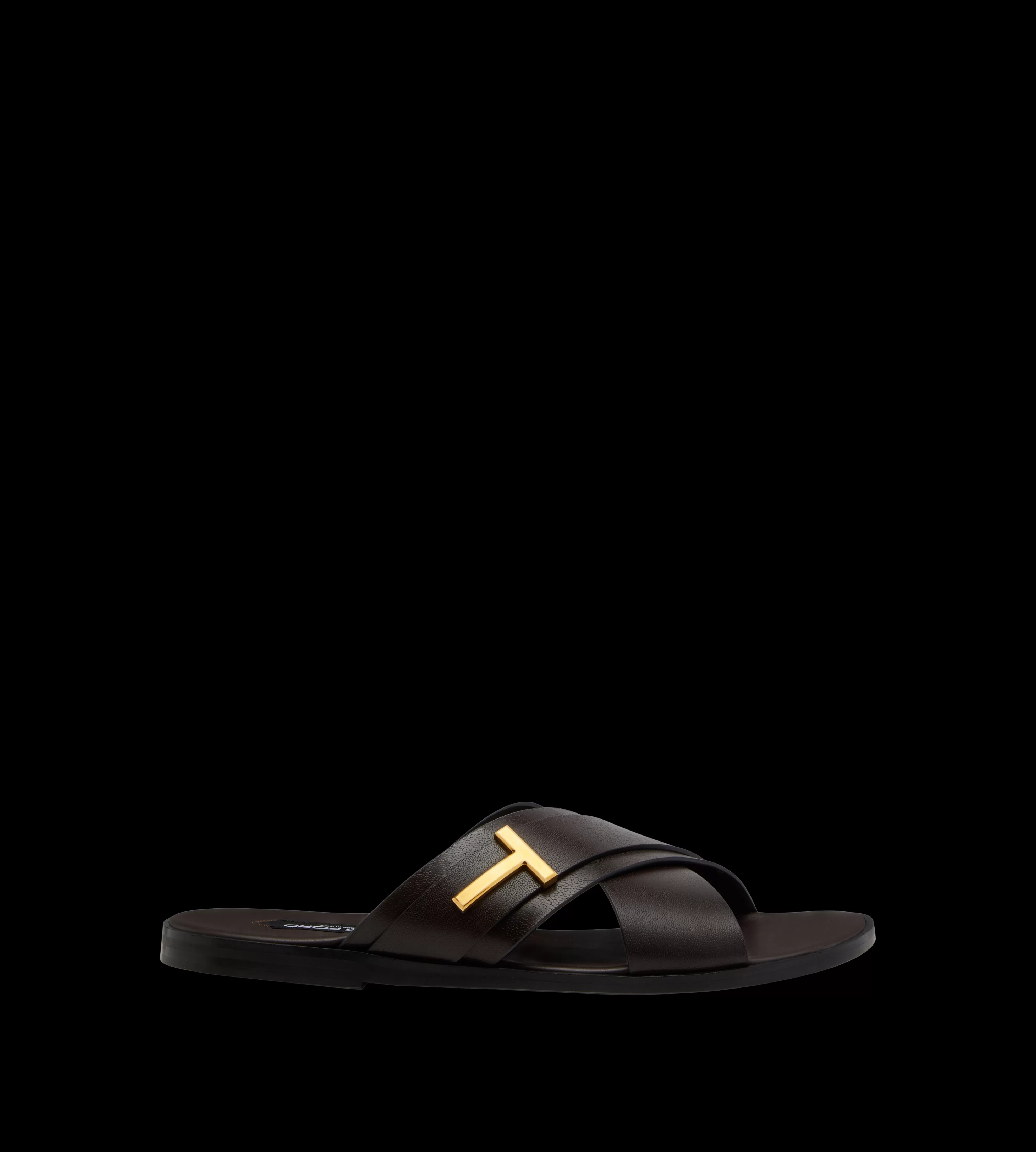 TOM FORD GRAIN LEATHER PRESTON SANDAL ^MEN Espadrilles & Sandals