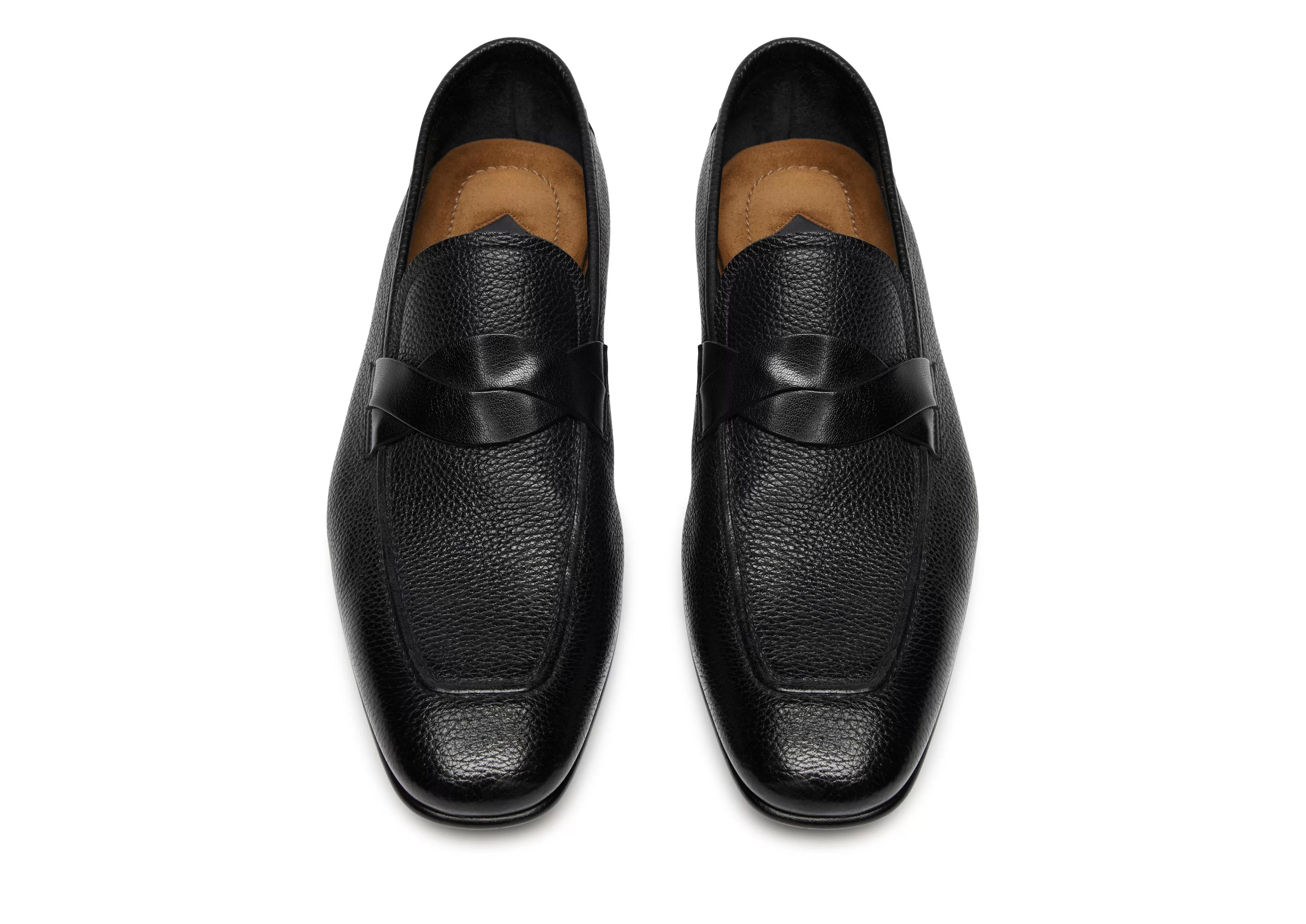 TOM FORD GRAIN LEATHER SEAN TWISTED BAND LOAFER ^MEN Loafers