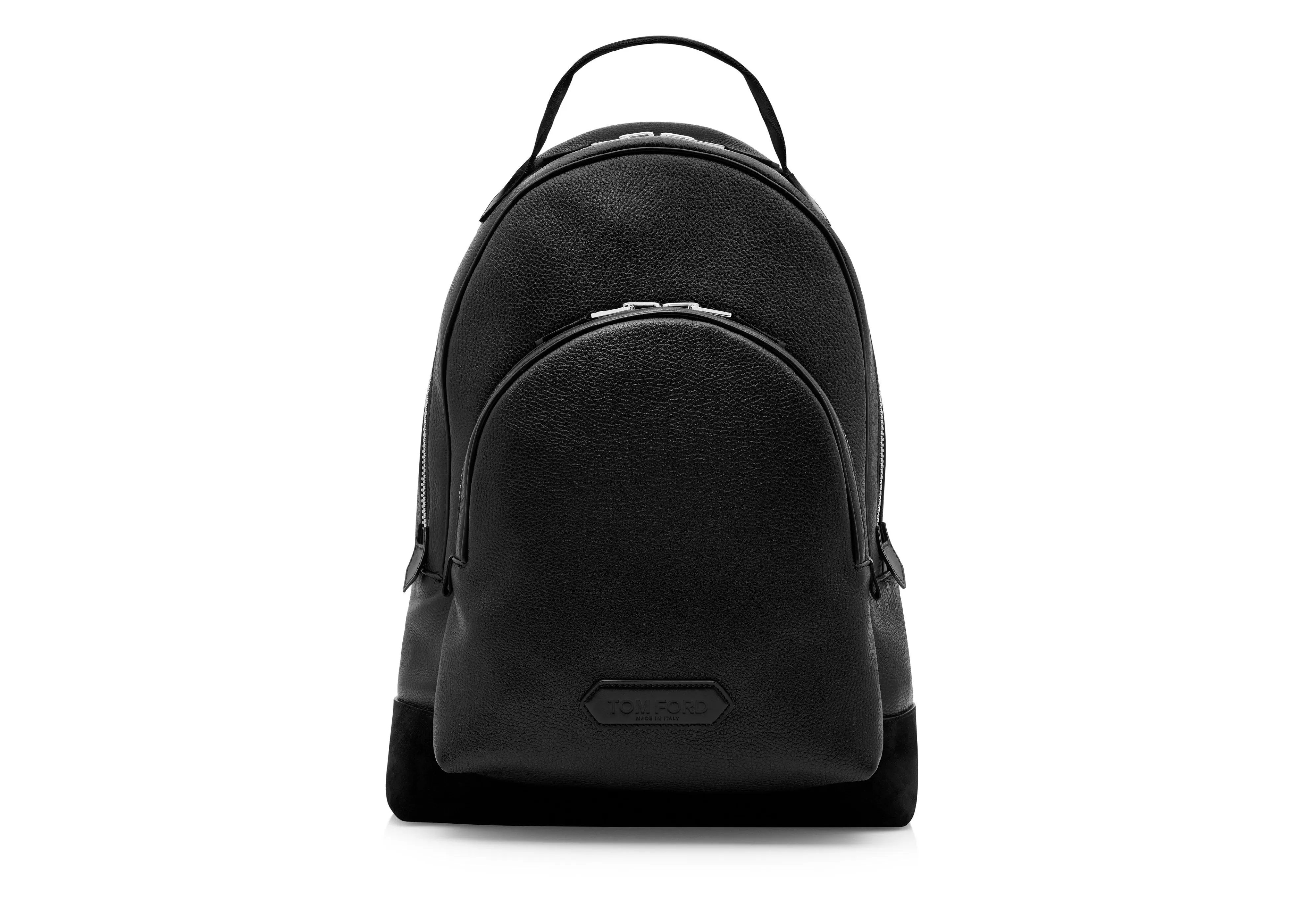 TOM FORD GRAIN LEATHER SOFT BACKPACK BLACK^MEN Backpacks