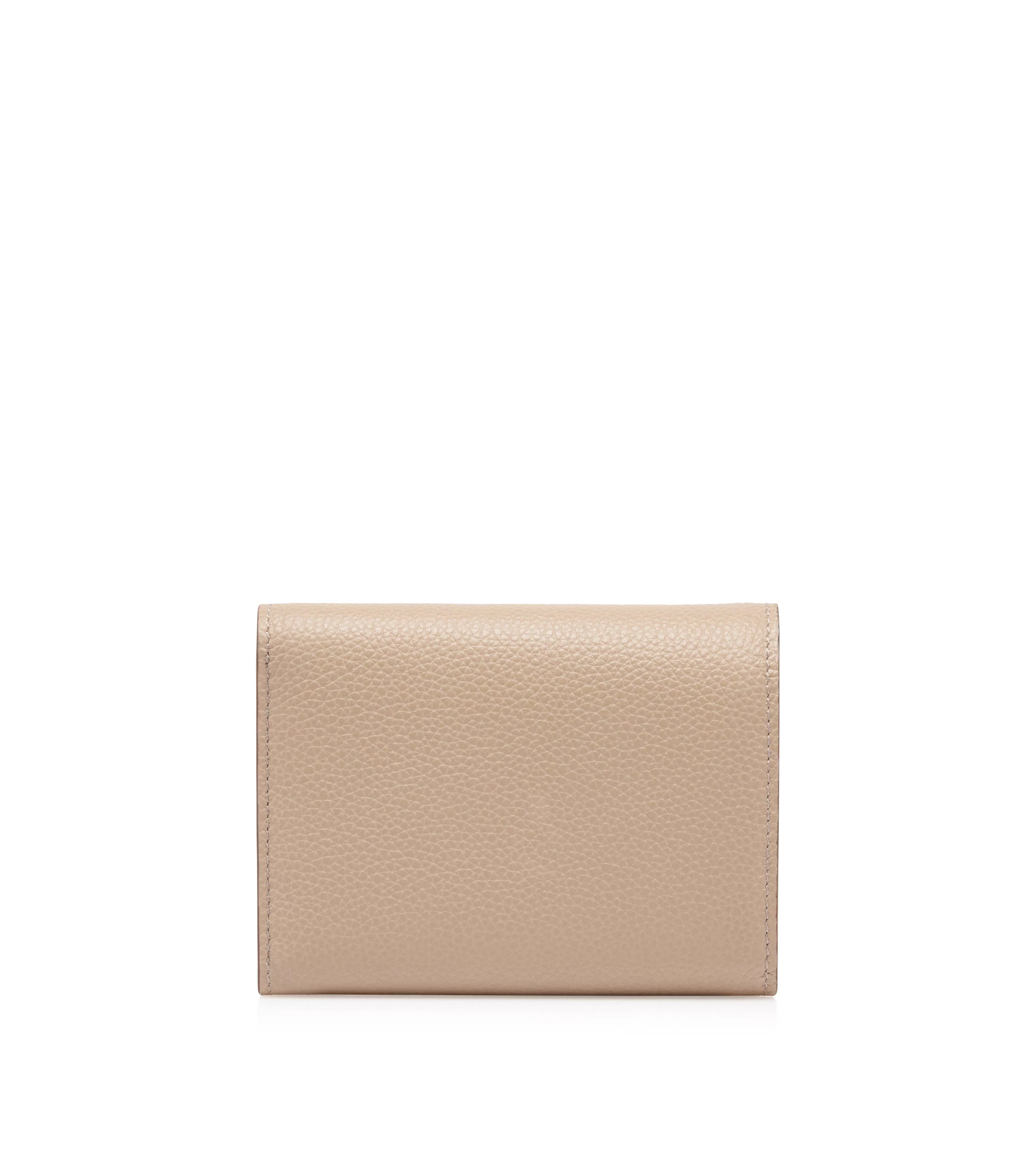 TOM FORD GRAIN LEATHER TARA COMPACT WALLET ^WOMEN | WOMEN Small Leather Goods | Accessories