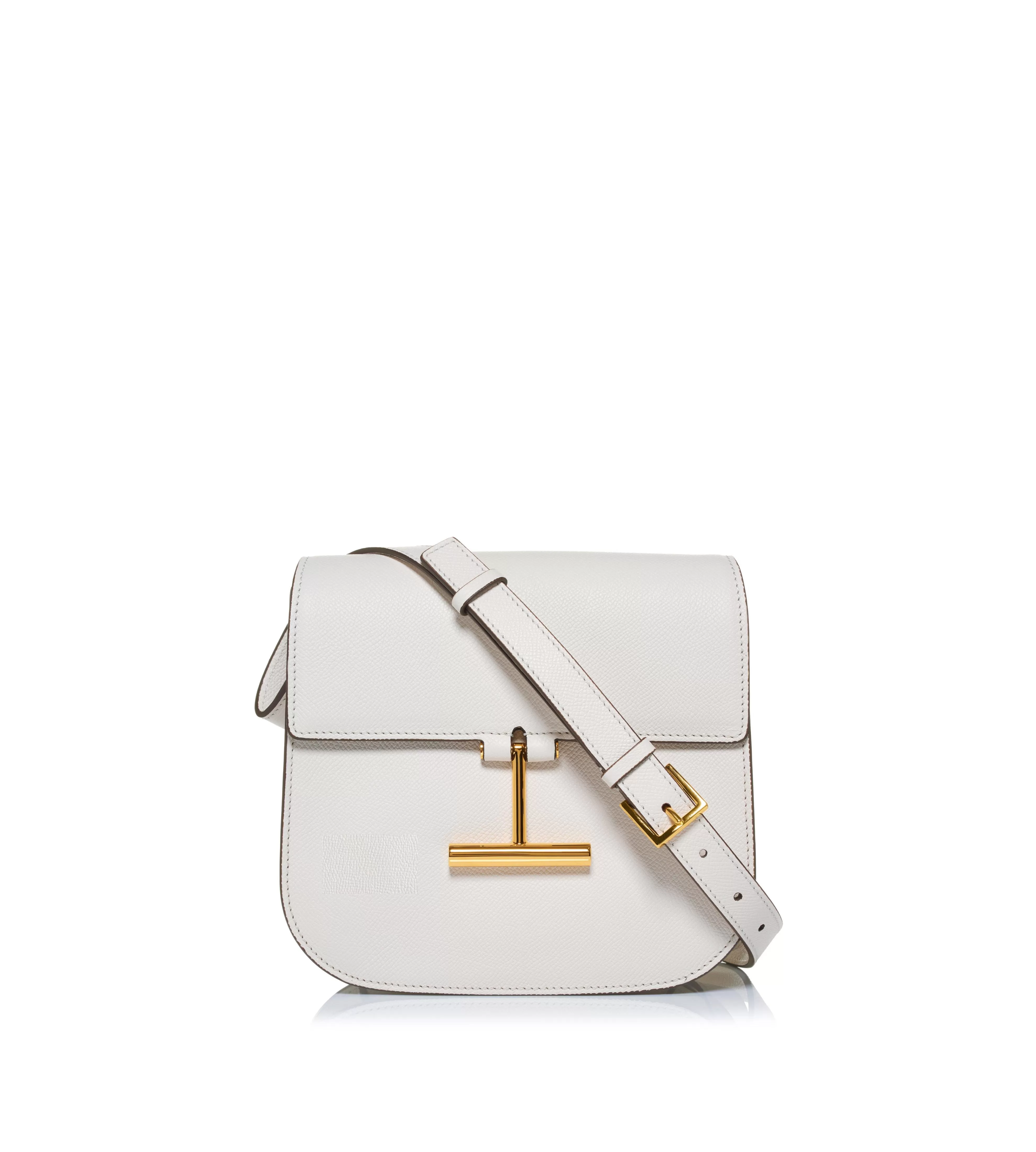 TOM FORD GRAIN LEATHER TARA MINI CROSSBODY CHALK^WOMEN | WOMEN Shoulder Bags | Cross Body Bags