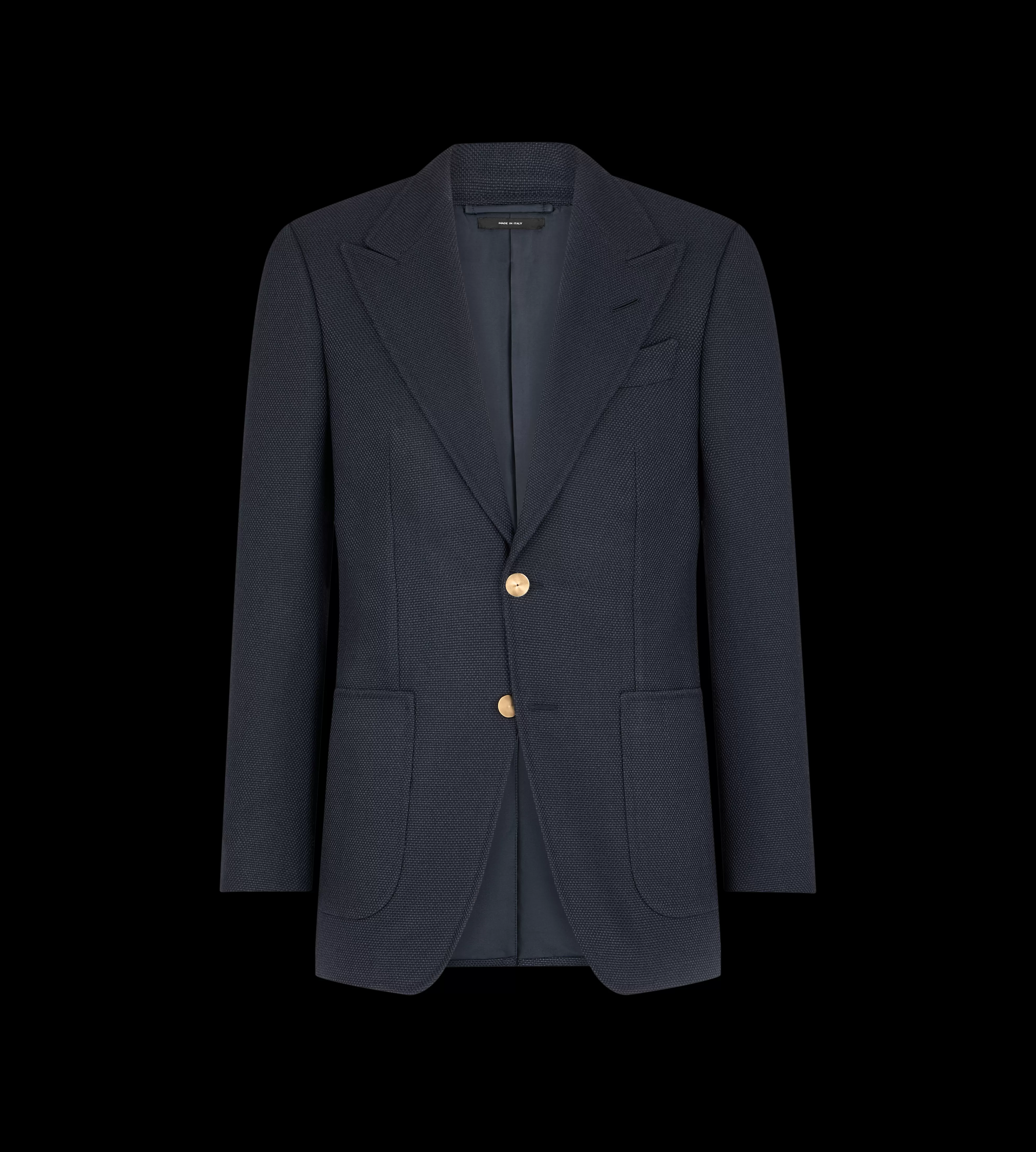 TOM FORD GRAND HOPSACK SHELTON SPORT JACKET NAVY^MEN | MEN Jackets | SPRING 24