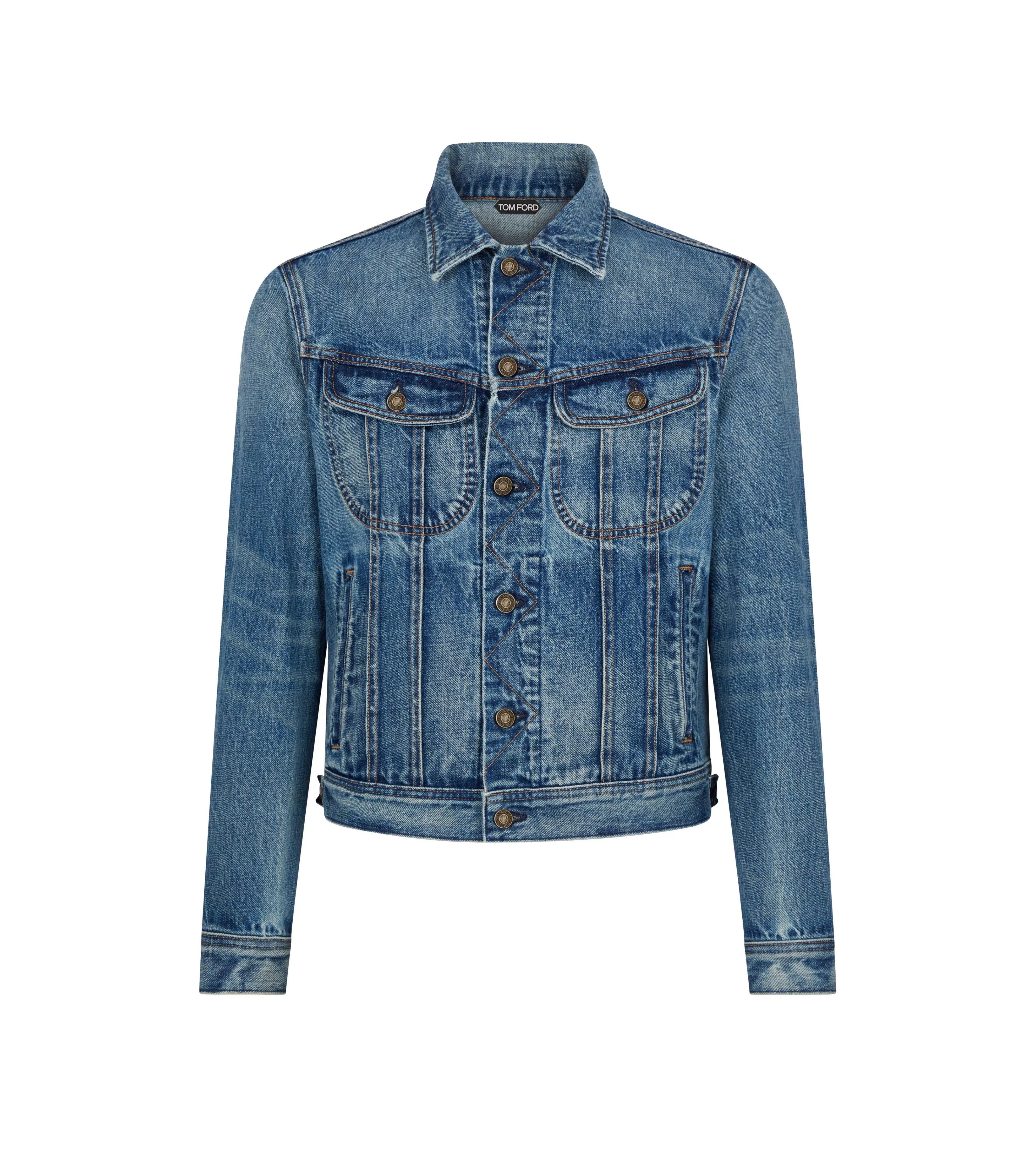 TOM FORD HIGH LOW ICON DENIM JACKET NEW STRONG HIGH/LOW^MEN | MEN Outerwear | AUTUMN/WINTER 23