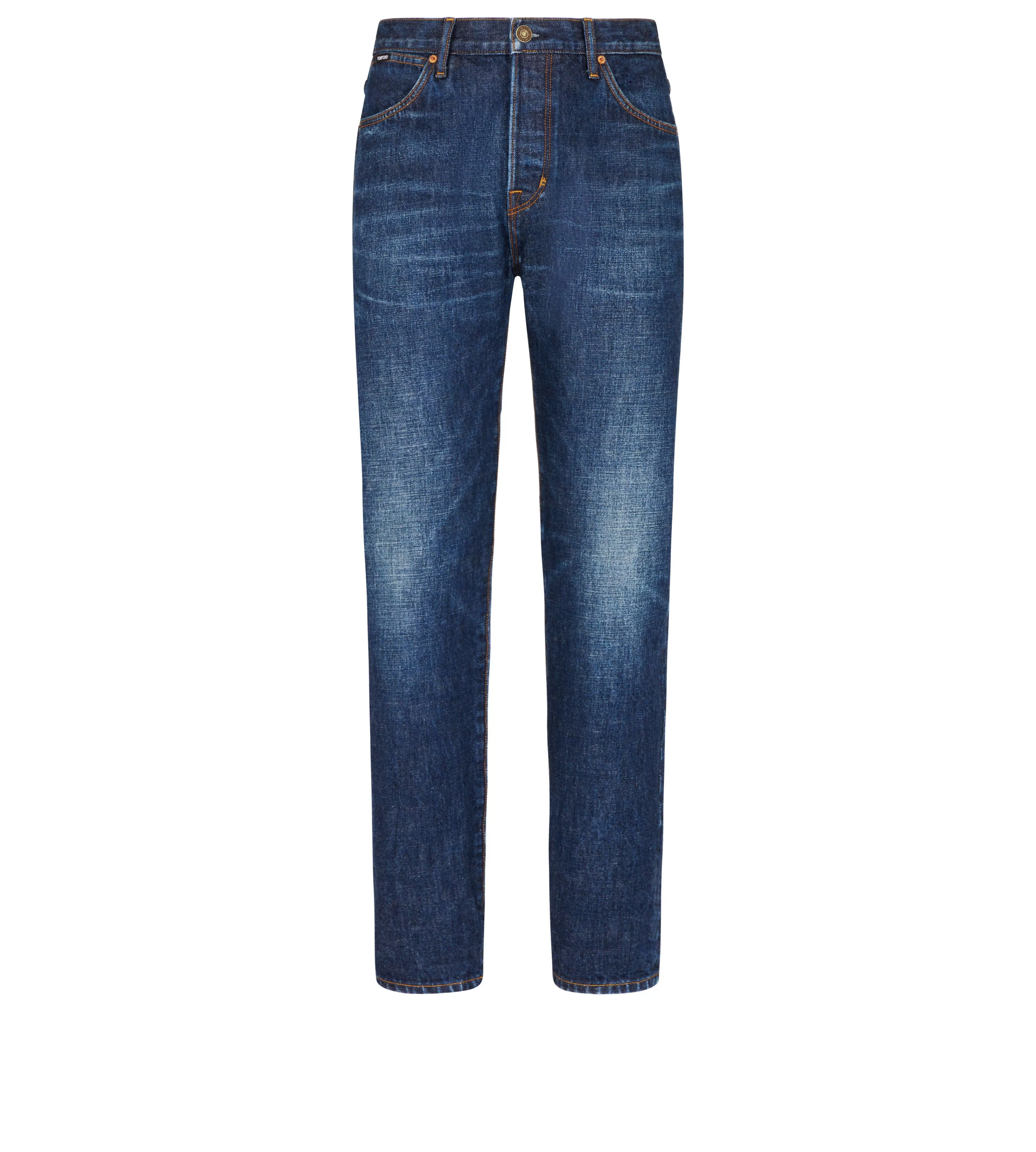 TOM FORD INDIGO SELVEDGE STANDARD FIT DENIM VINTAGE RINSE^MEN Jeans