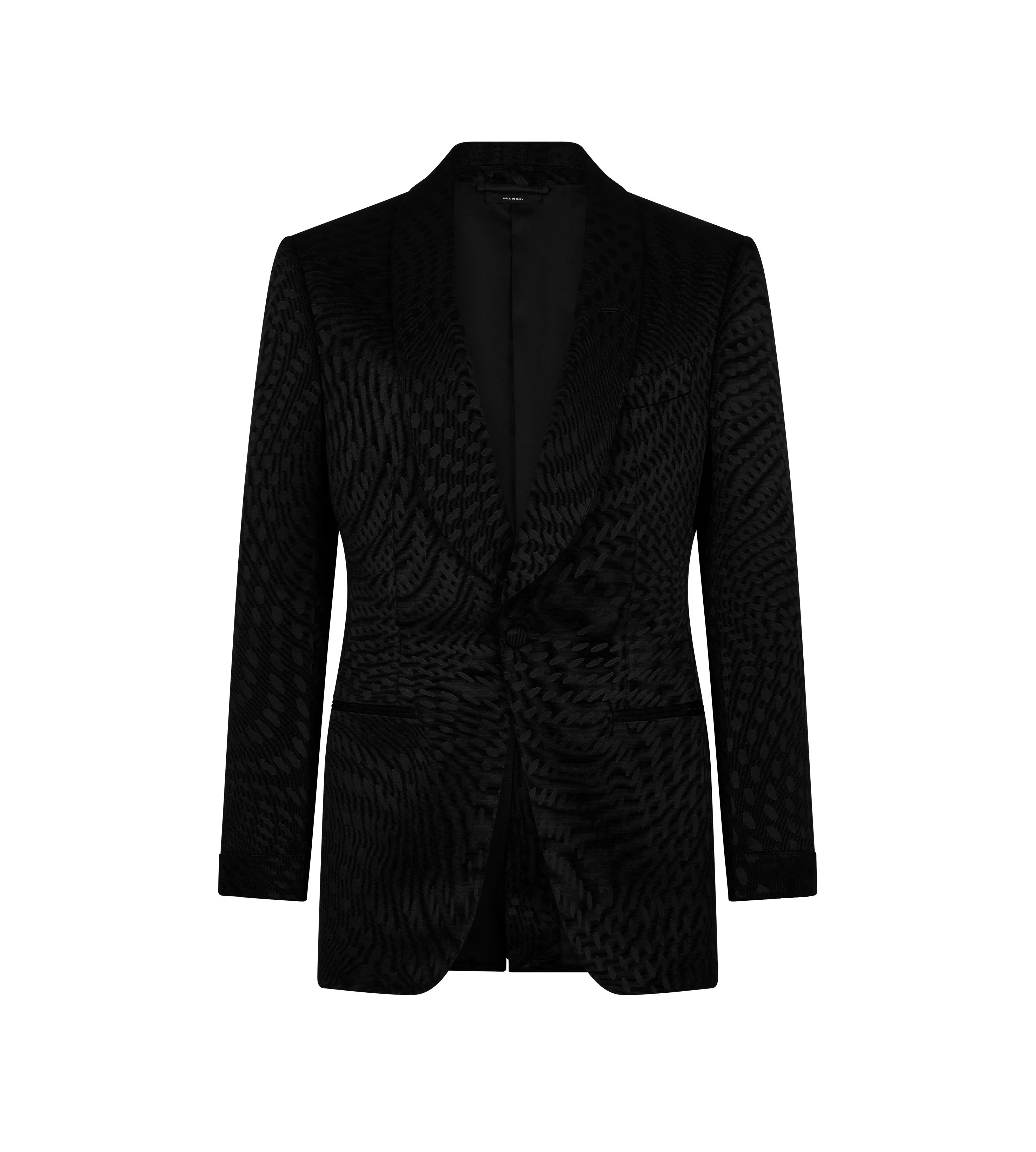 TOM FORD JACQUARD SHELTON COCKTAIL JACKET BLACK^MEN | MEN Evening | Jackets