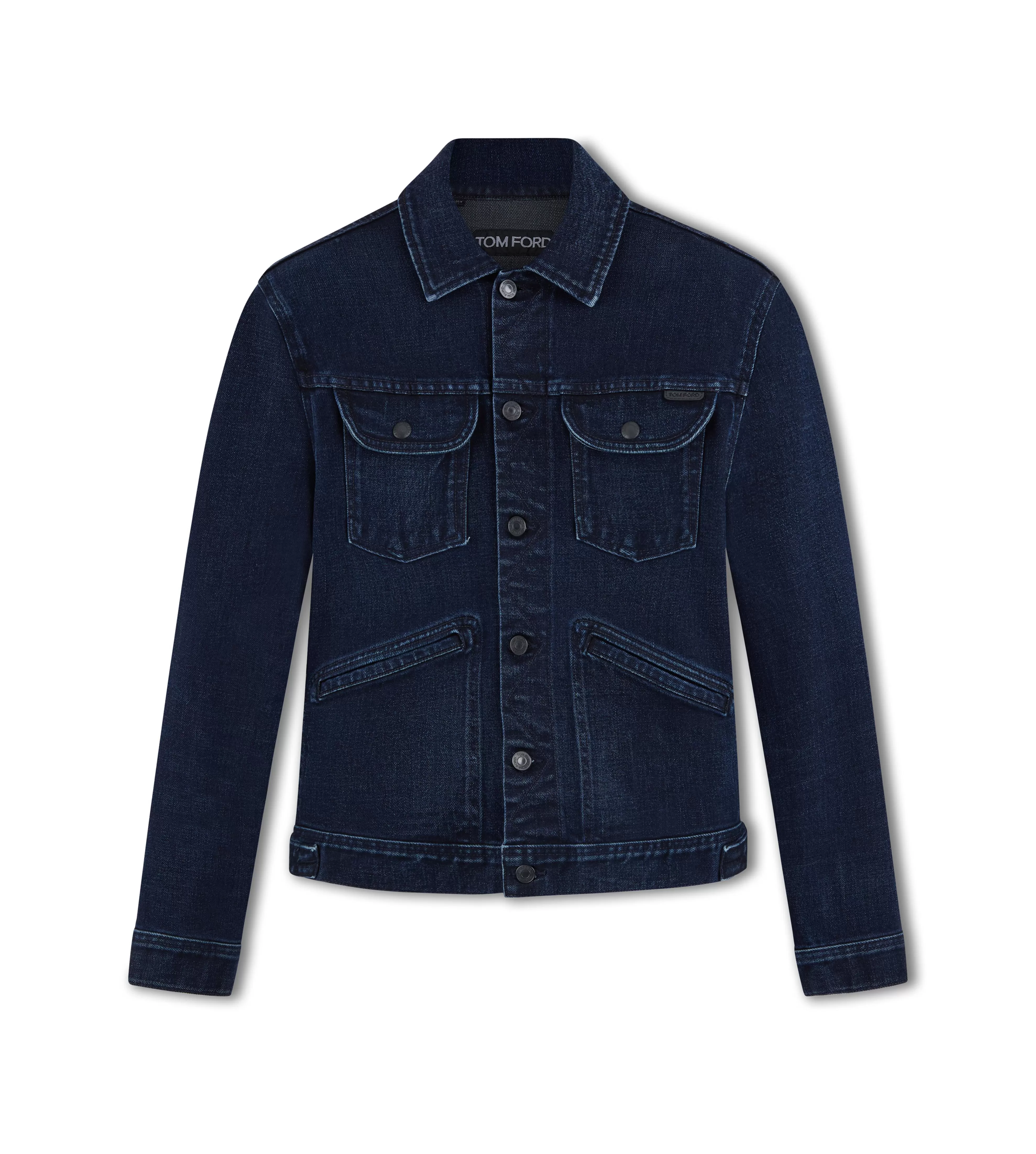 TOM FORD JAPANESE SELVEDGE DENIM JACKET VINTAGE INDIGO^MEN Outerwear