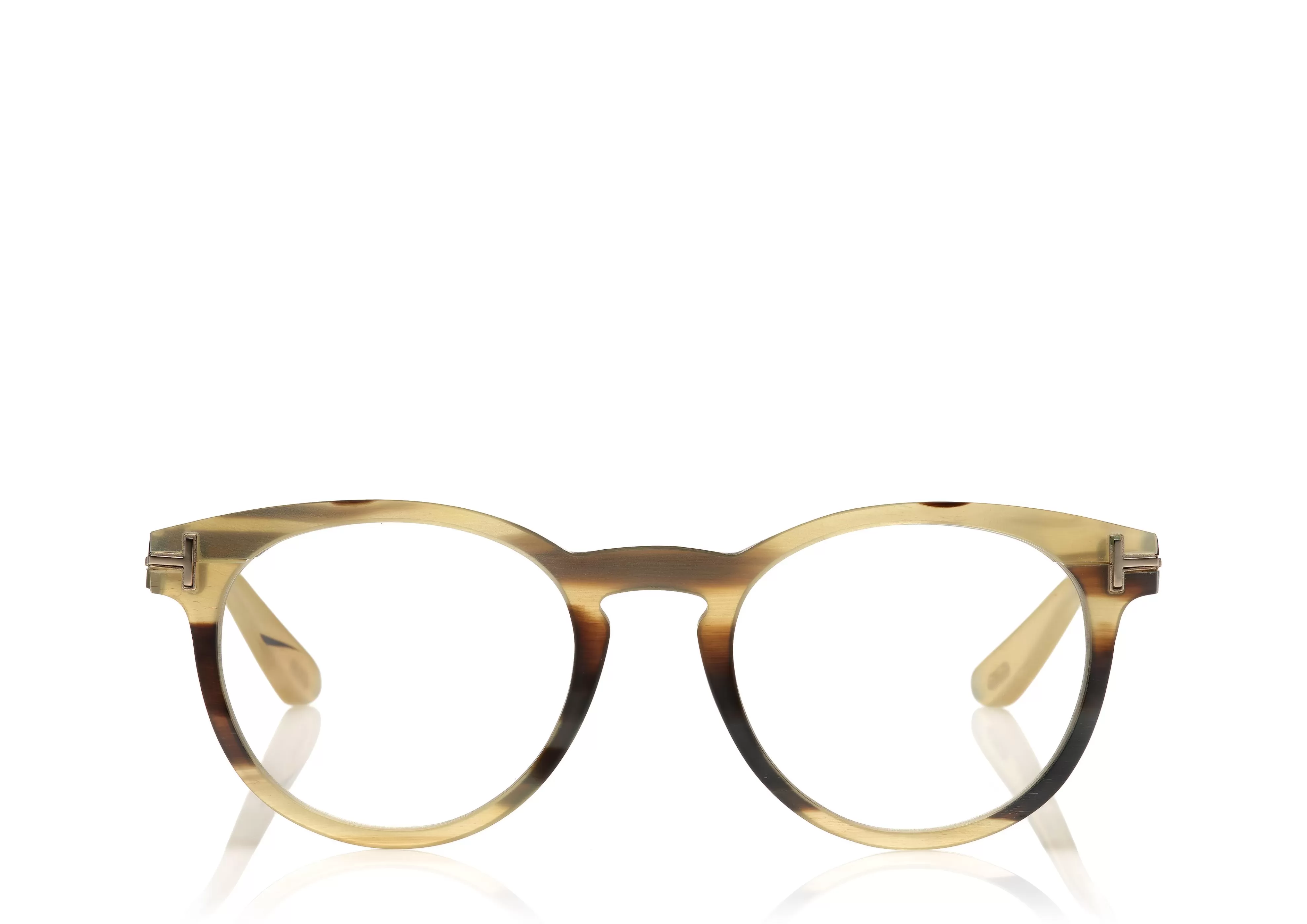 TOM FORD KEY BRIDGE ROUND HORN OPTICAL ^EYEWEAR | EYEWEAR PRIVATE COLLECTION | OPTICAL