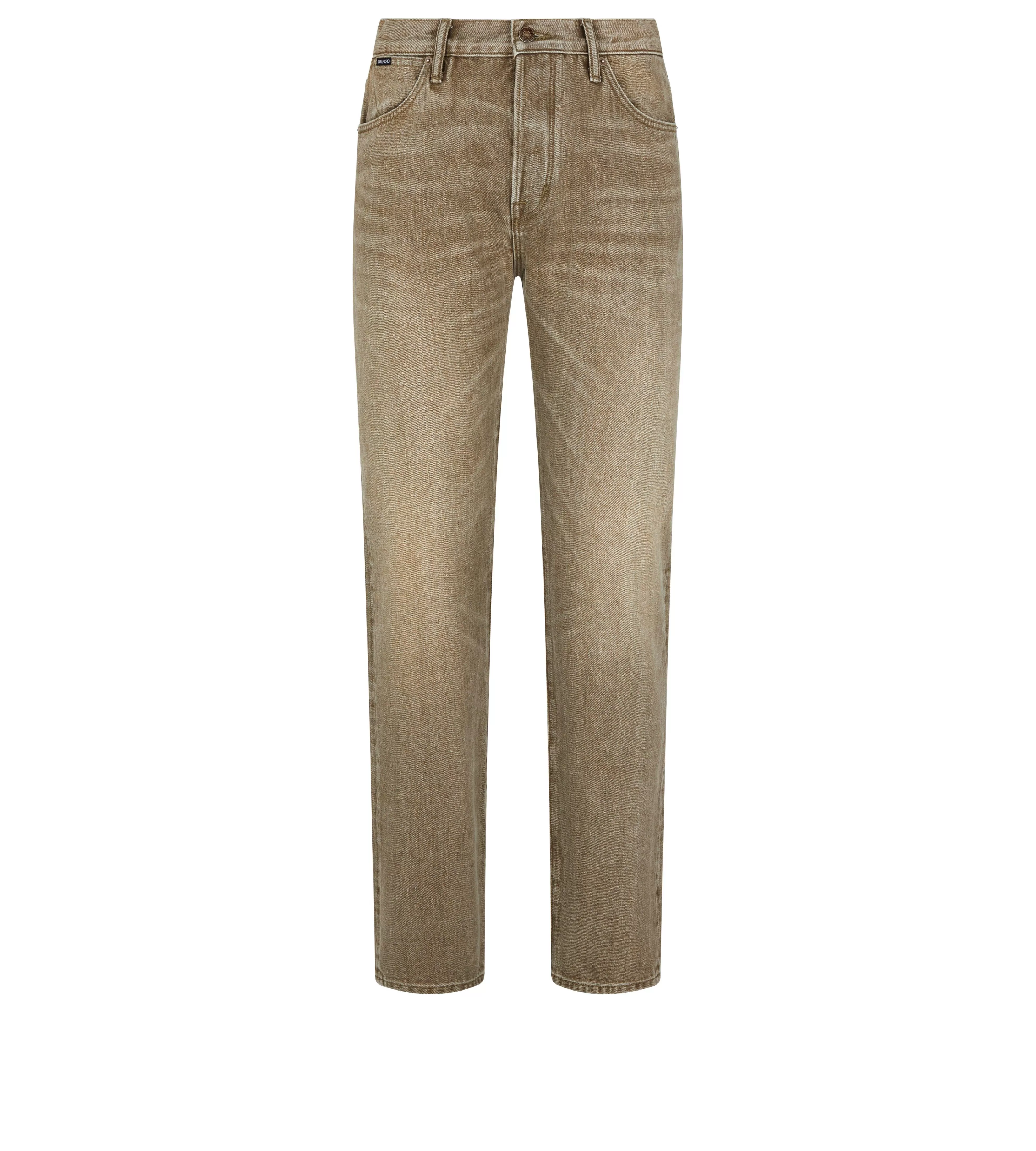 TOM FORD STANDARD FIT DENIM KHAKI^MEN | MEN Pants & Shorts | Jeans