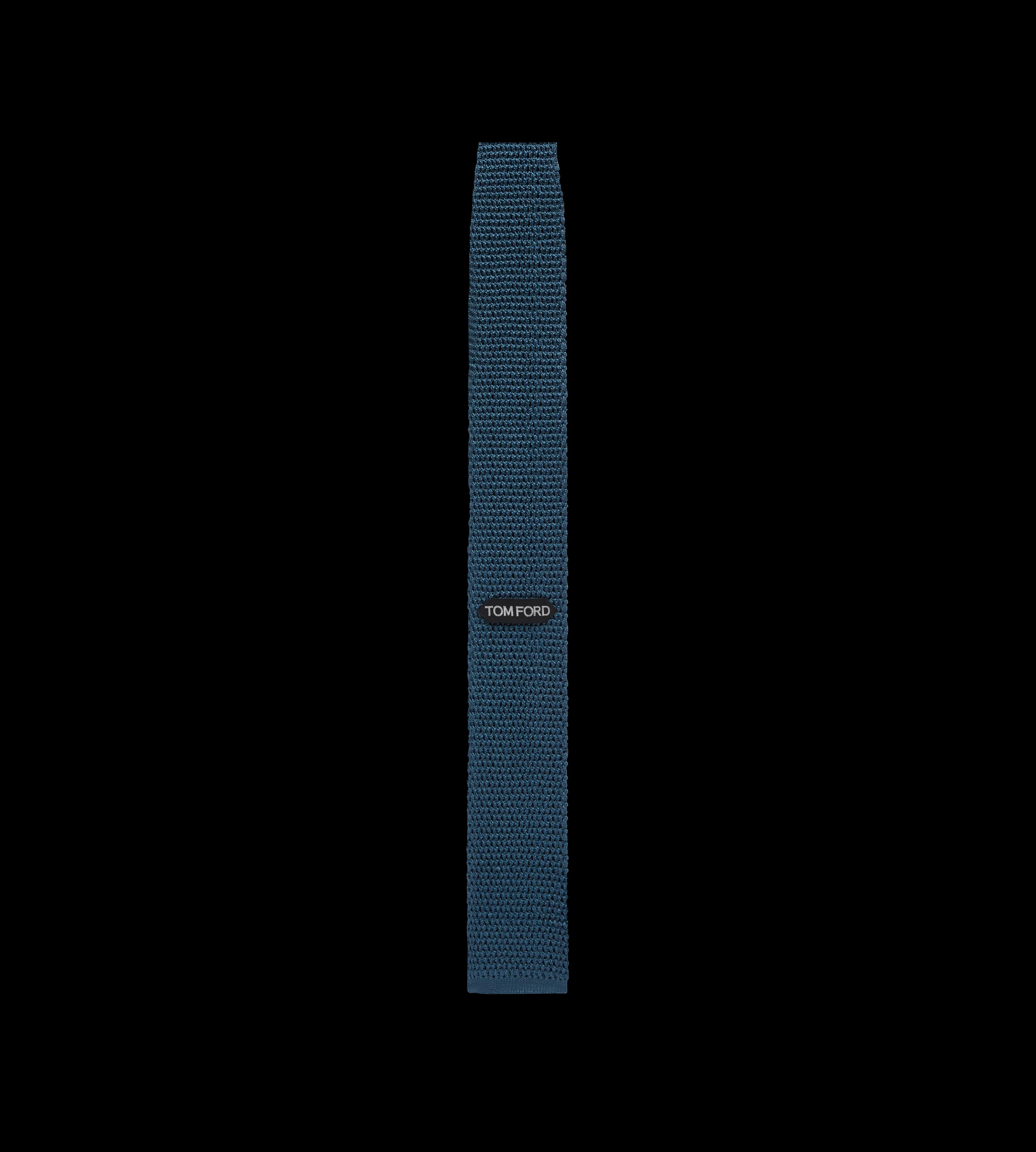 TOM FORD KNITTED TIE AZURE BLUE^MEN SPRING 24