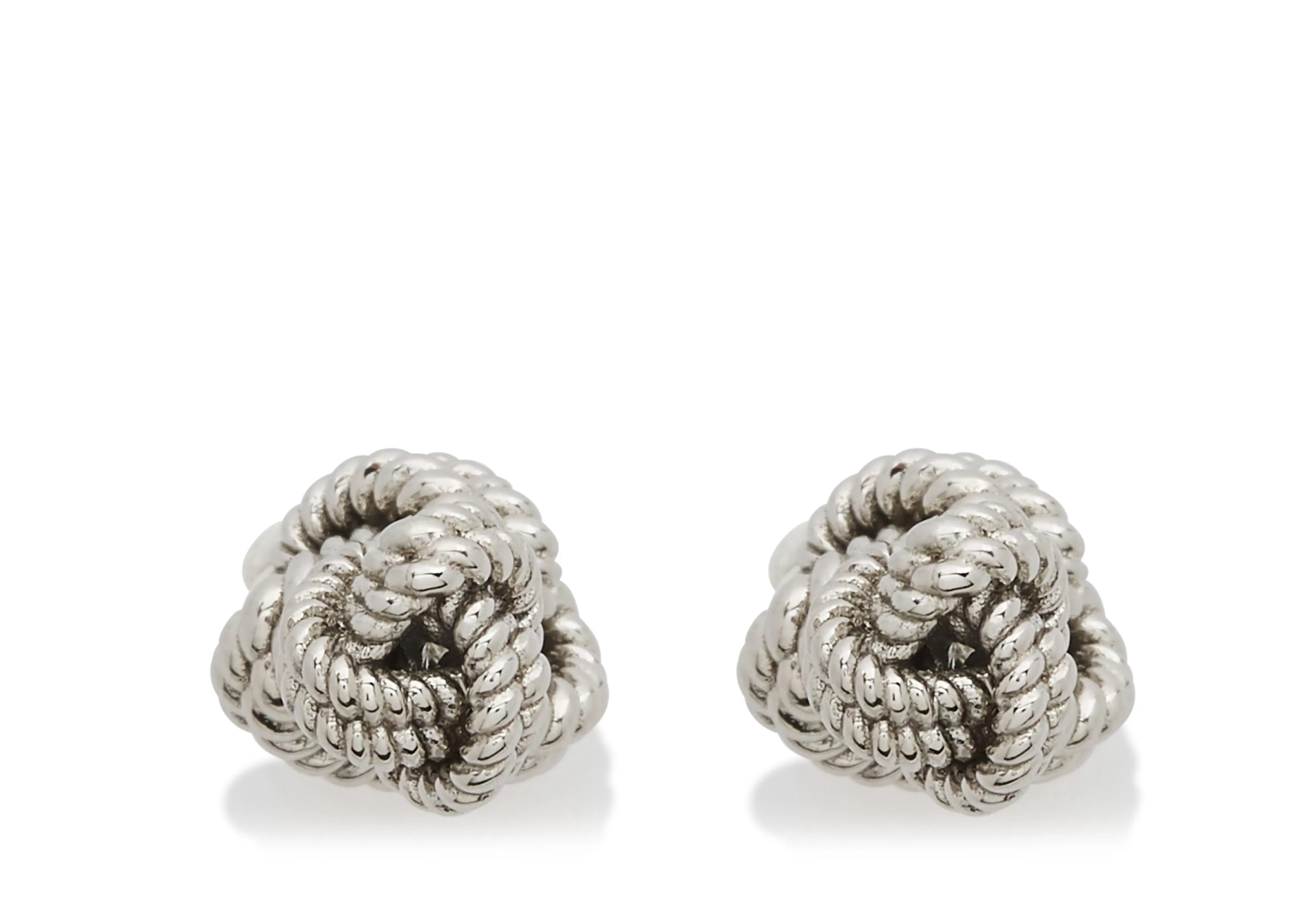 TOM FORD KNOT CUFFLINKS WHITE GOLD^MEN Jewelry