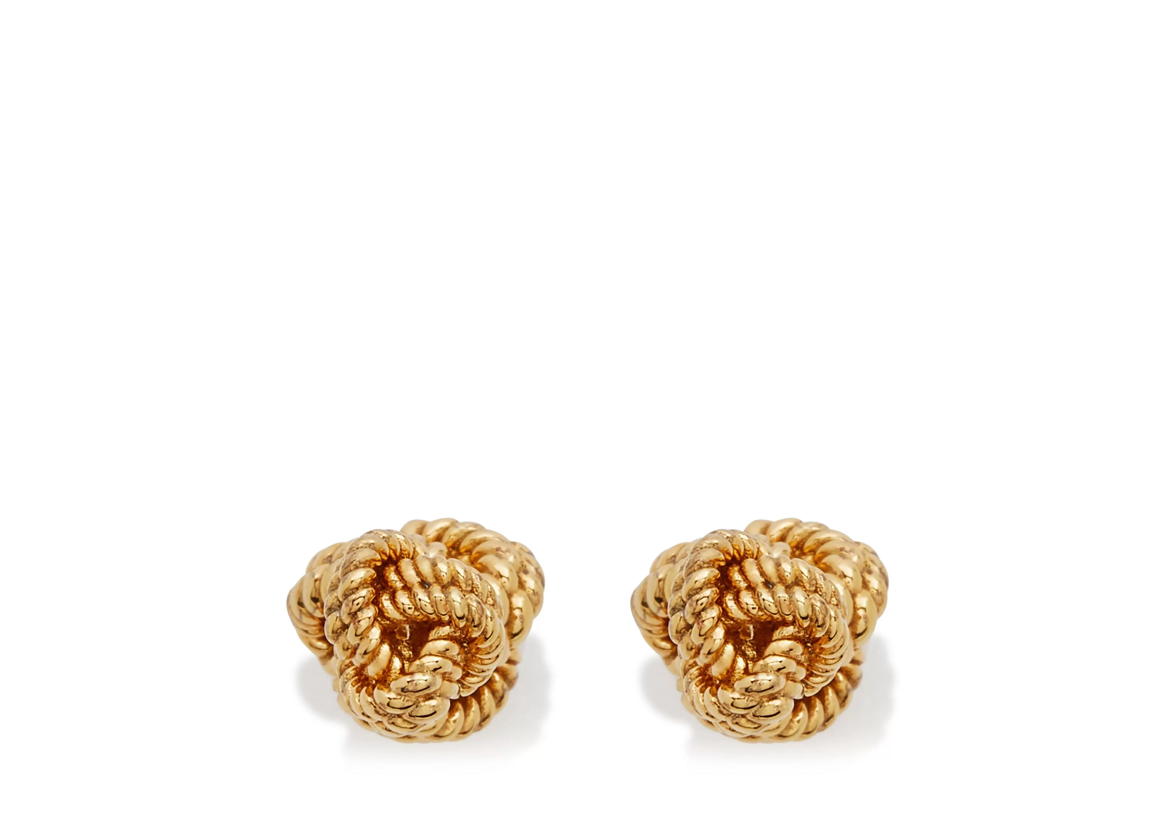 TOM FORD KNOT CUFFLINKS GOLD^MEN Jewelry