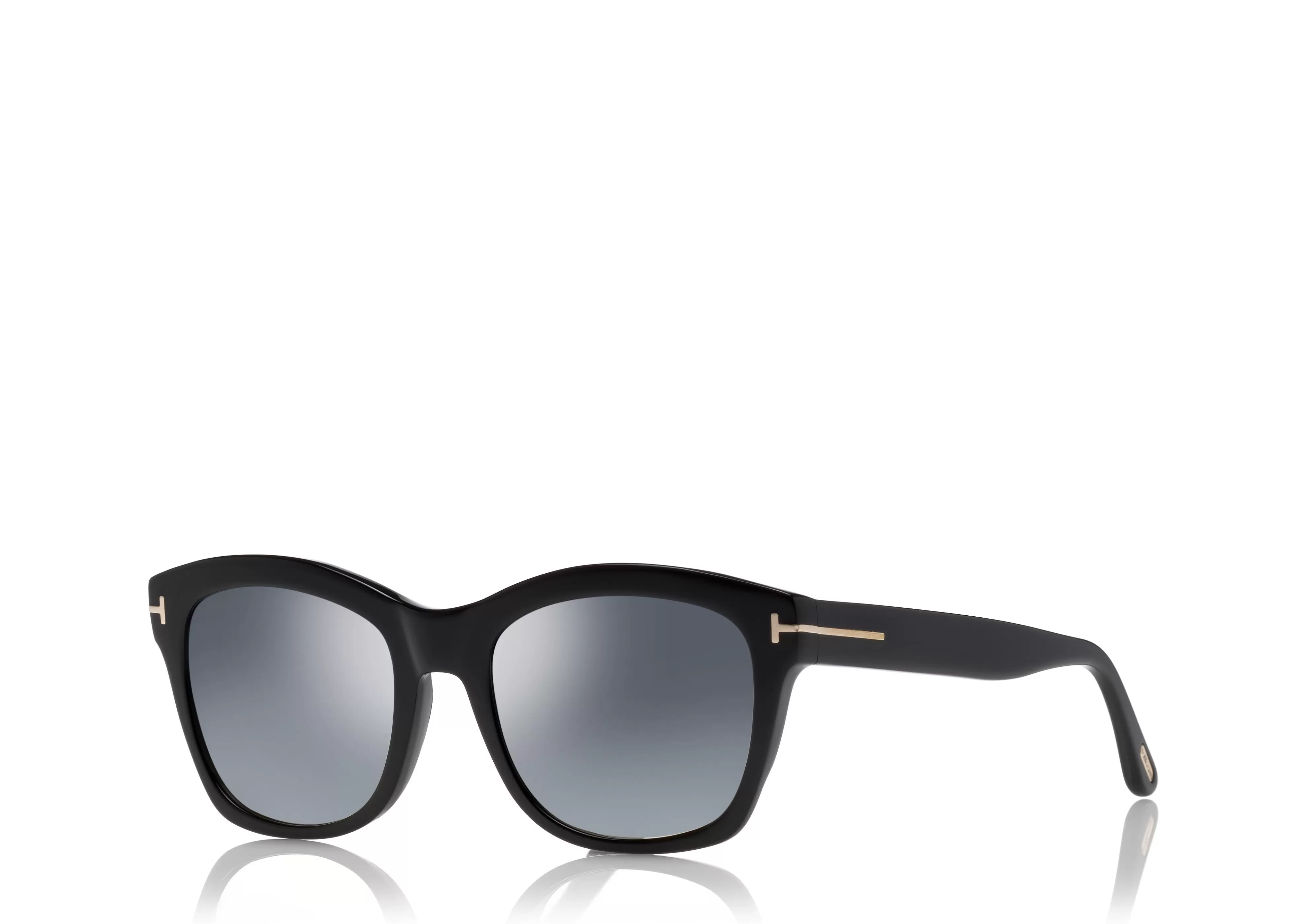 TOM FORD LAUREN SUNGLASSES BLACK/SMOKE^EYEWEAR SUNGLASSES