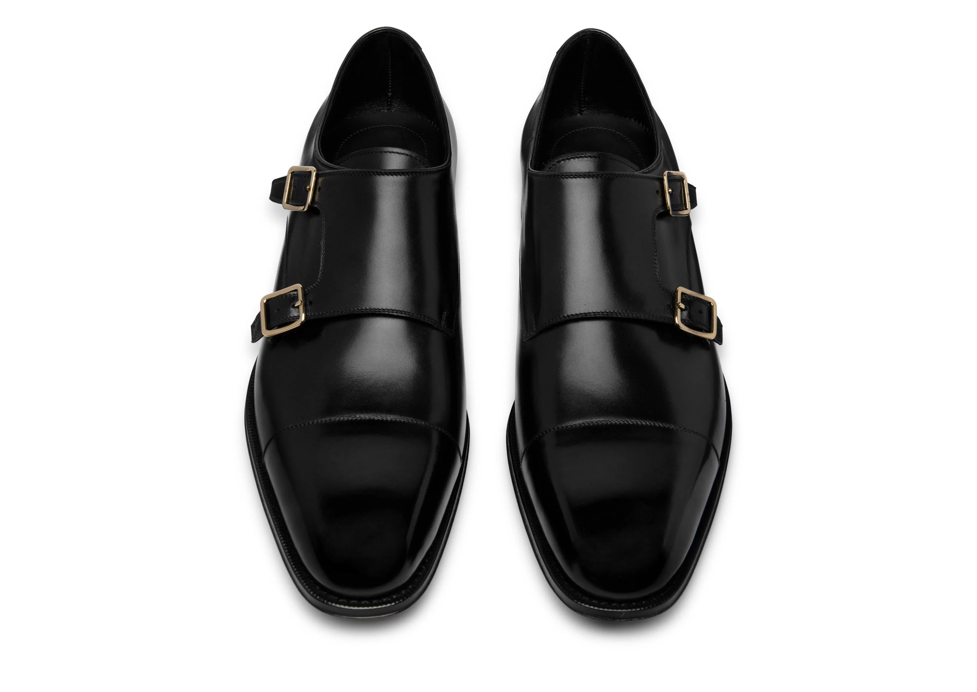 TOM FORD LEATHER CLAYDON MONK STRAP BLACK^MEN | MEN Monk Straps | Evening