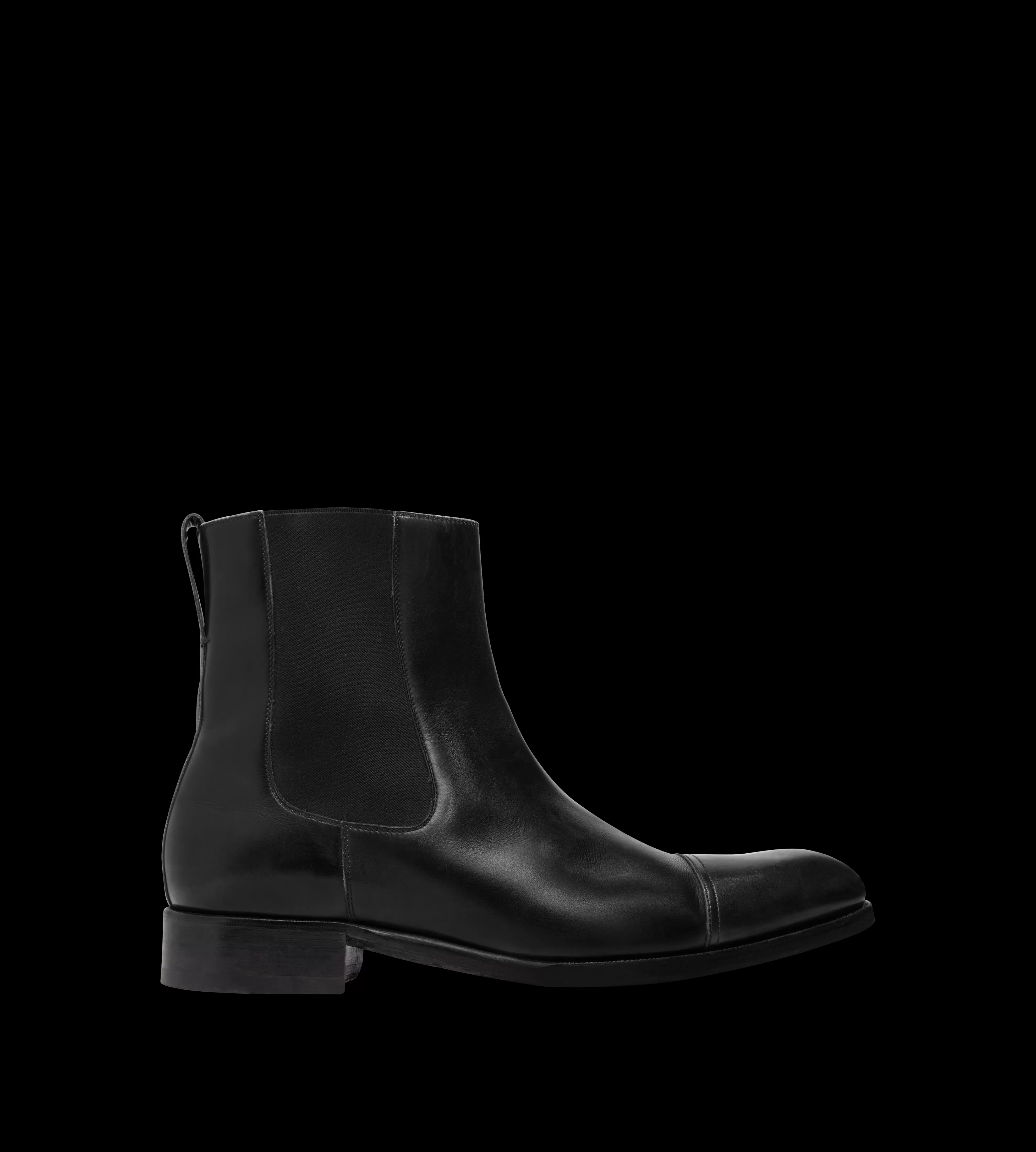 TOM FORD LEATHER ELKAN CHELSEA BOOT BLACK^MEN Boots