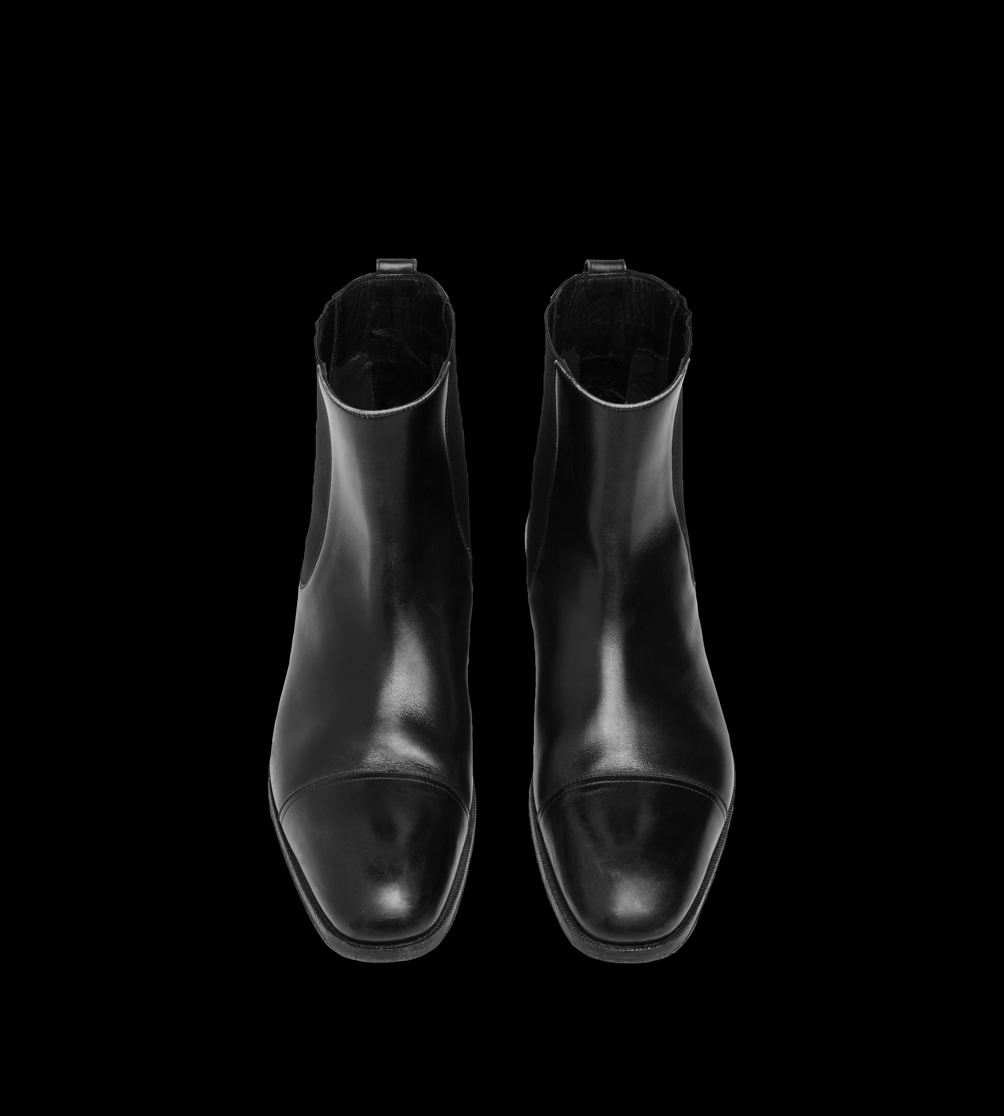 TOM FORD LEATHER ELKAN CHELSEA BOOT BLACK^MEN Boots