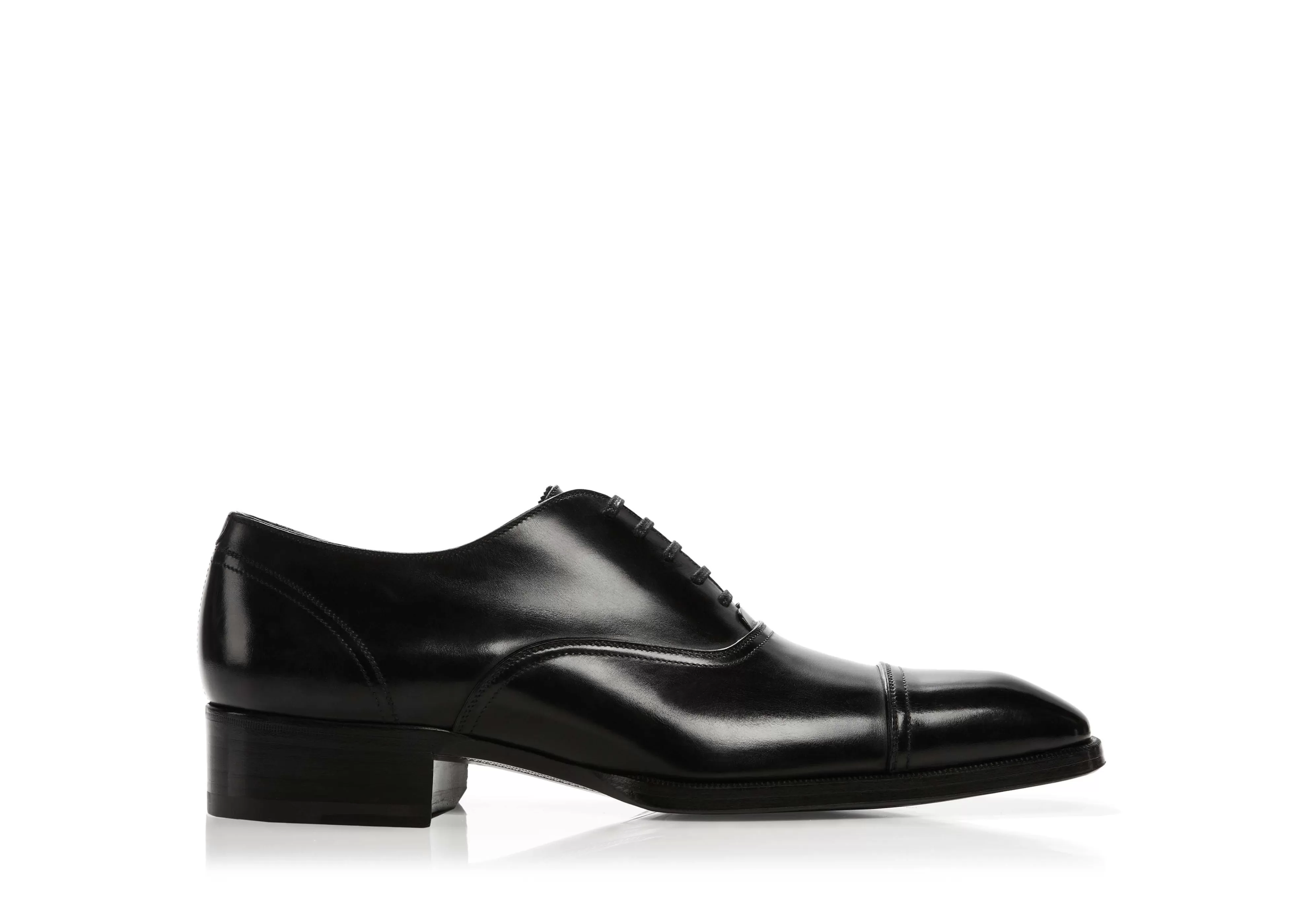 TOM FORD LEATHER GIANNI LACE UP BLACK^MEN | MEN Lace-ups | Evening