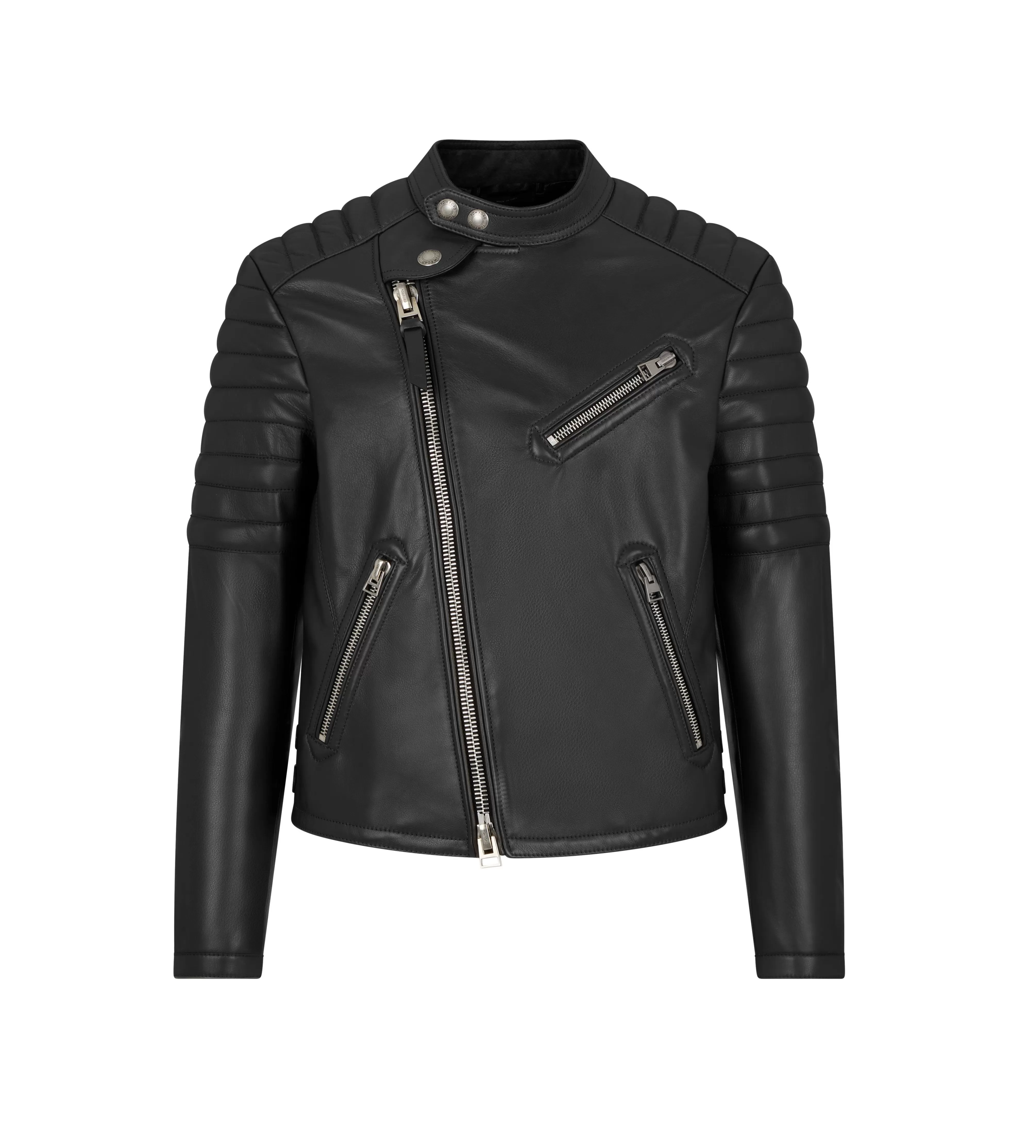 TOM FORD LEATHER ICON BIKER BLACK^MEN Outerwear