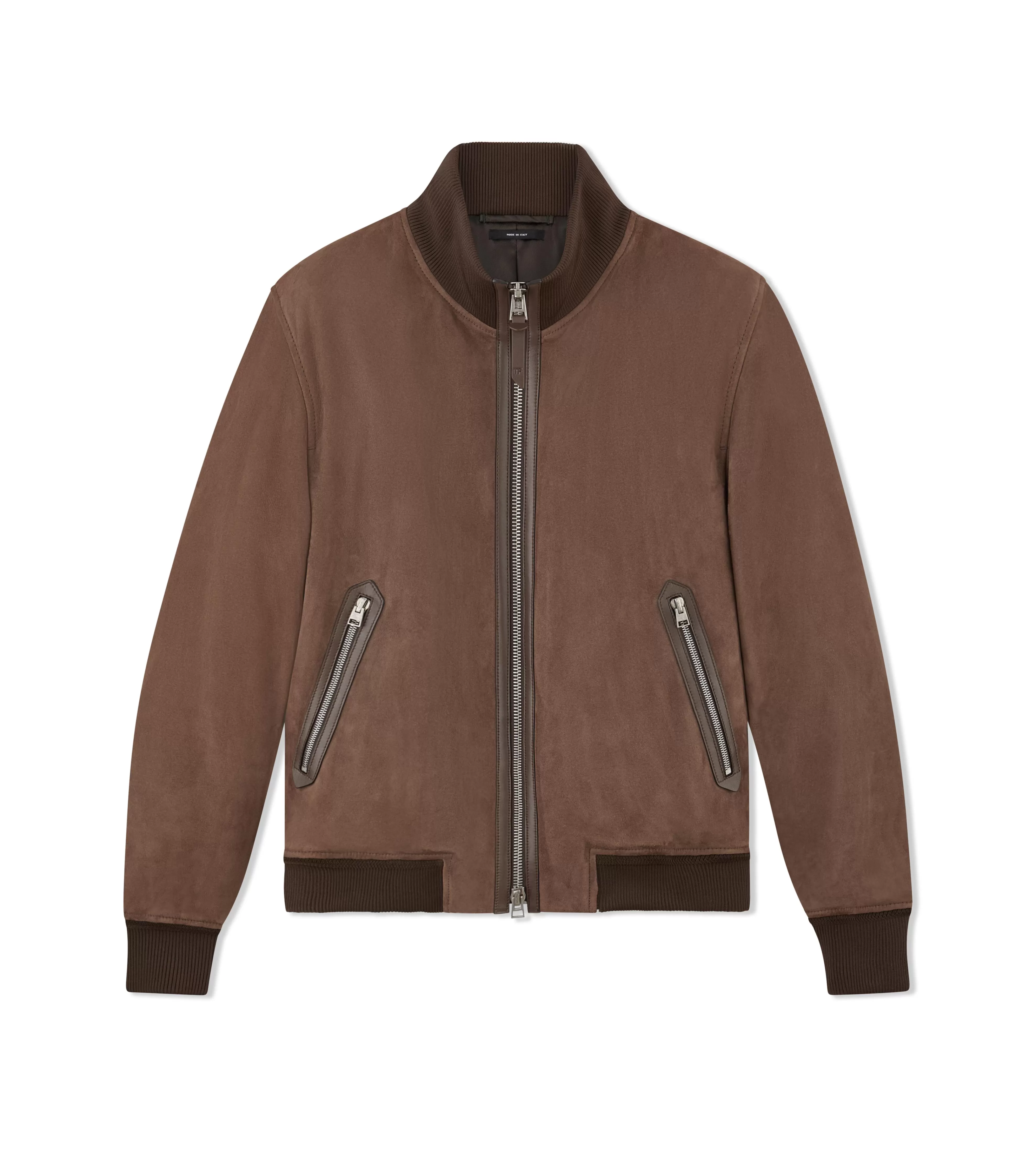 TOM FORD LIGHT SUEDE TRACK BOMBER ^MEN Outerwear