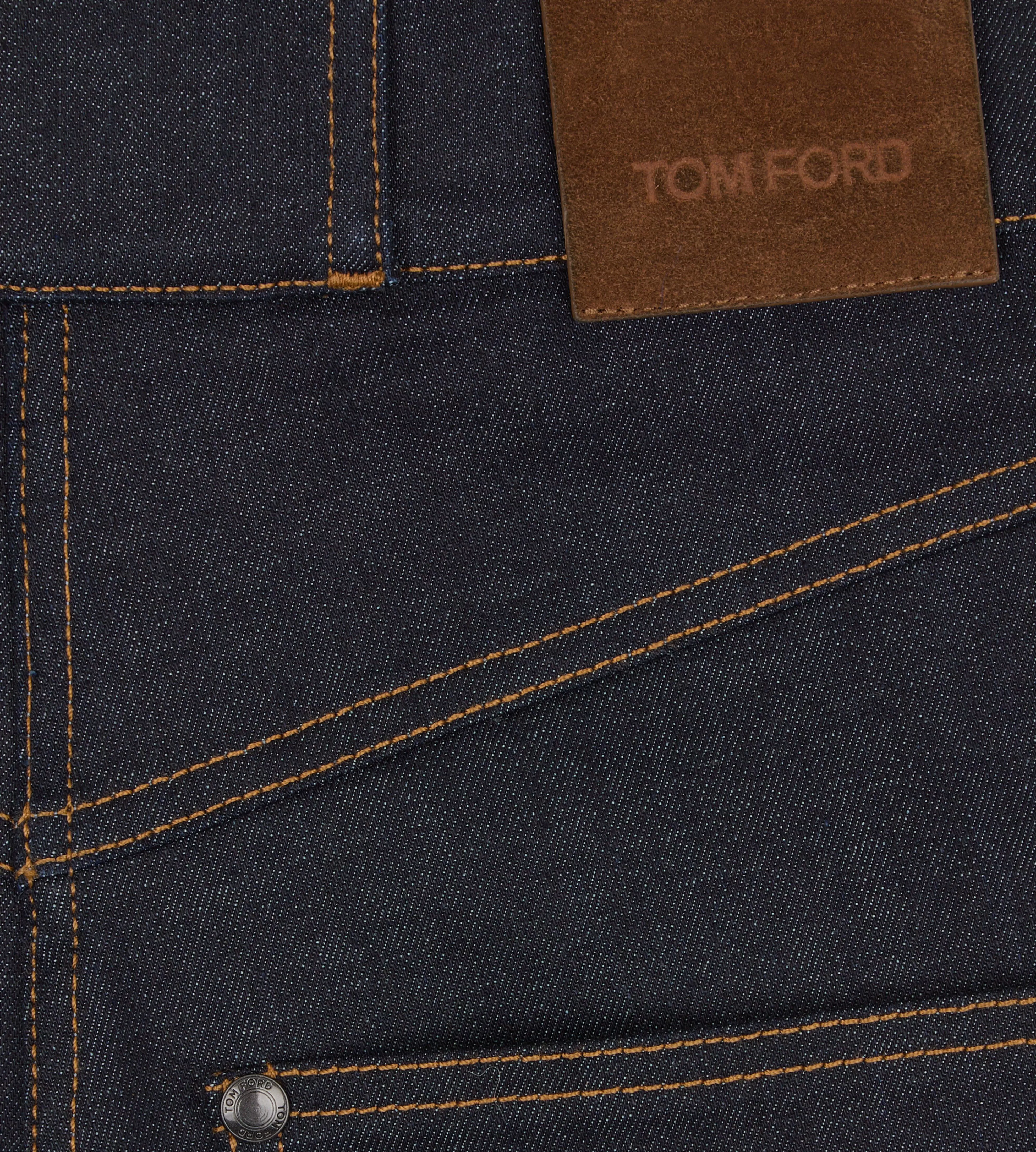 TOM FORD LIGHTWEIGHT DENIM WIDE LEG PANTS DARK INDIGO^WOMEN | WOMEN Jeans | Pants & Shorts