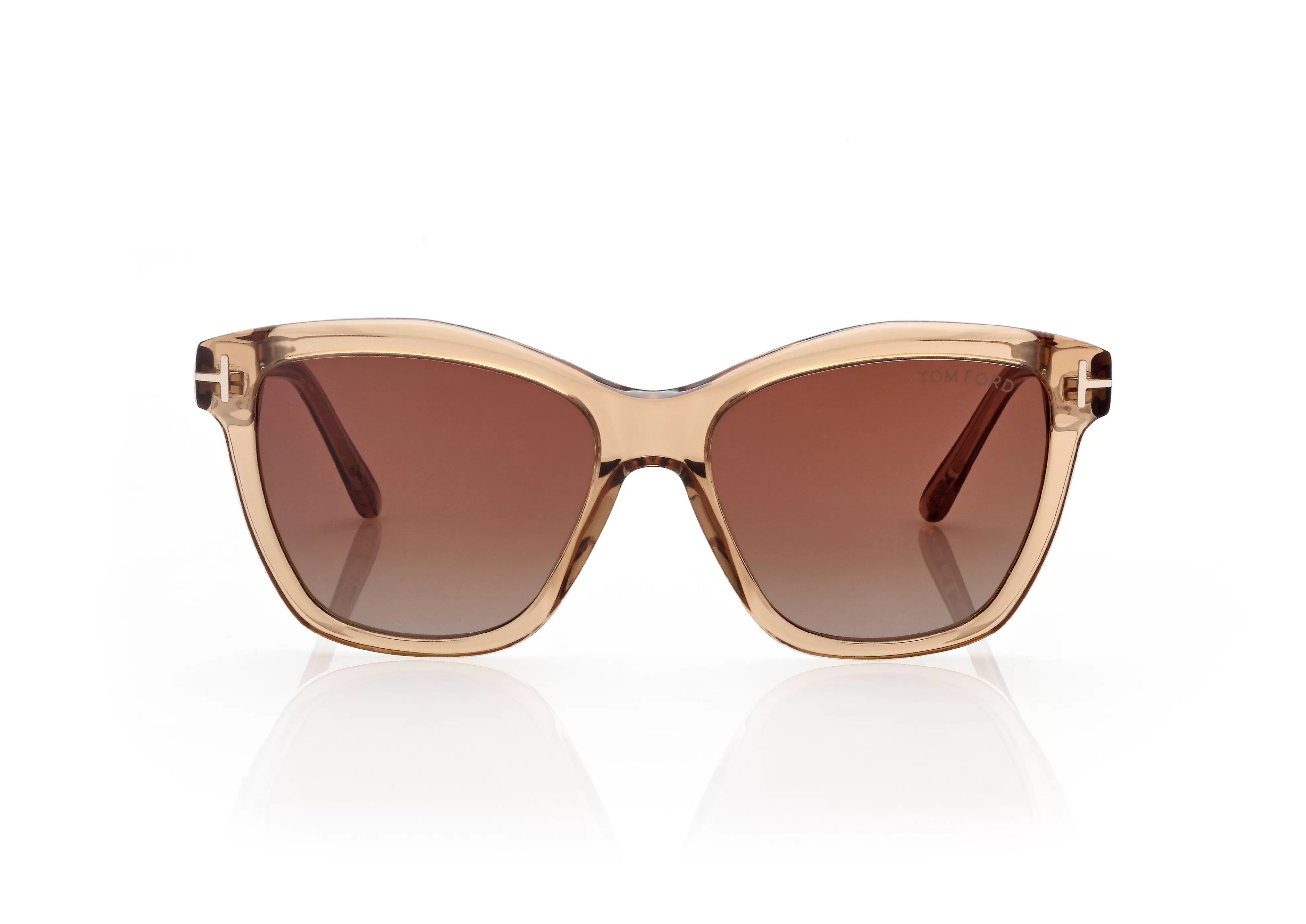 TOM FORD LUCIA SUNGLASSES CHAMPAGNE^EYEWEAR SUNGLASSES