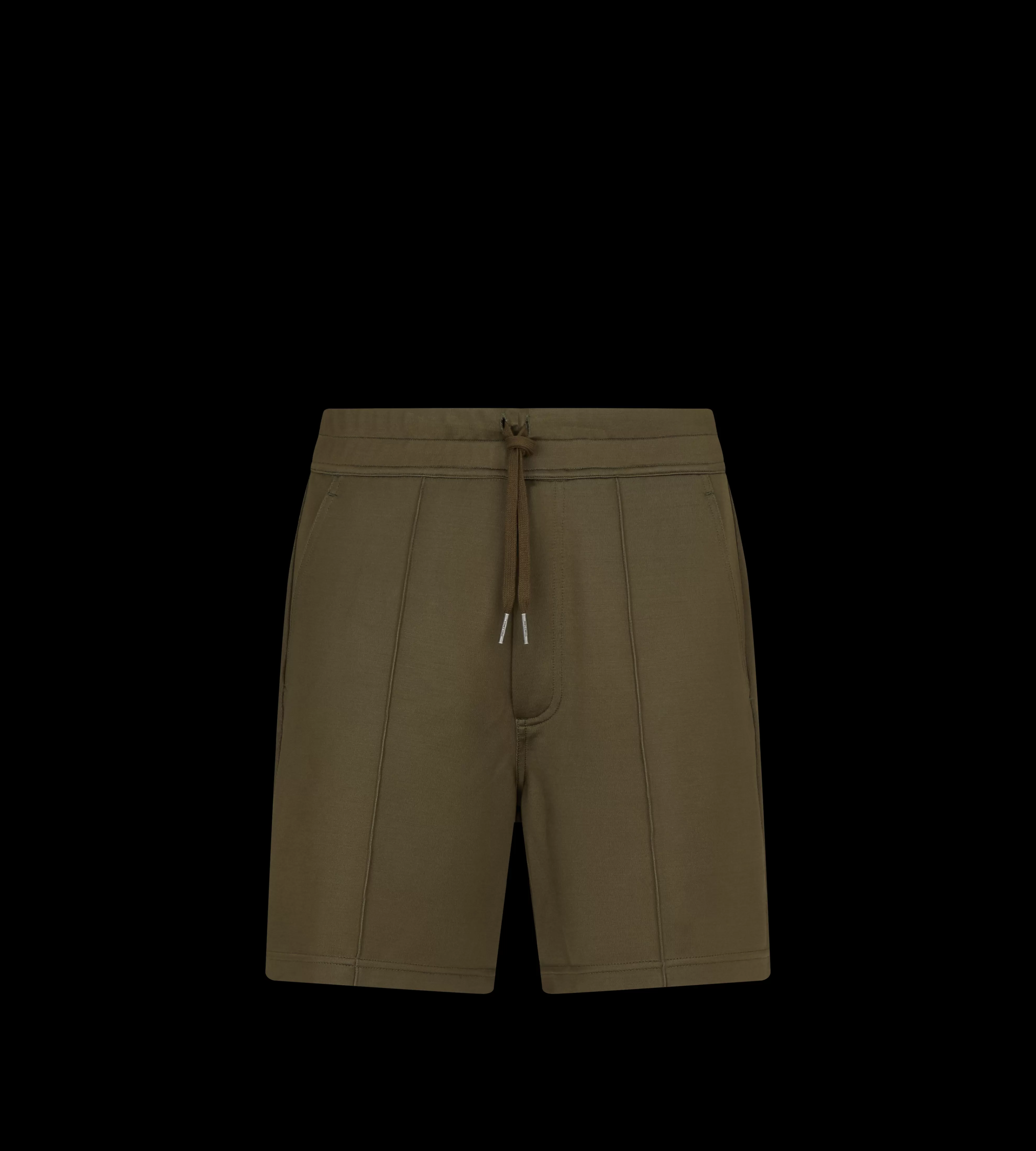 TOM FORD LUXURY JERSEY SHORTS DARK OLIVE^MEN Pants & Shorts