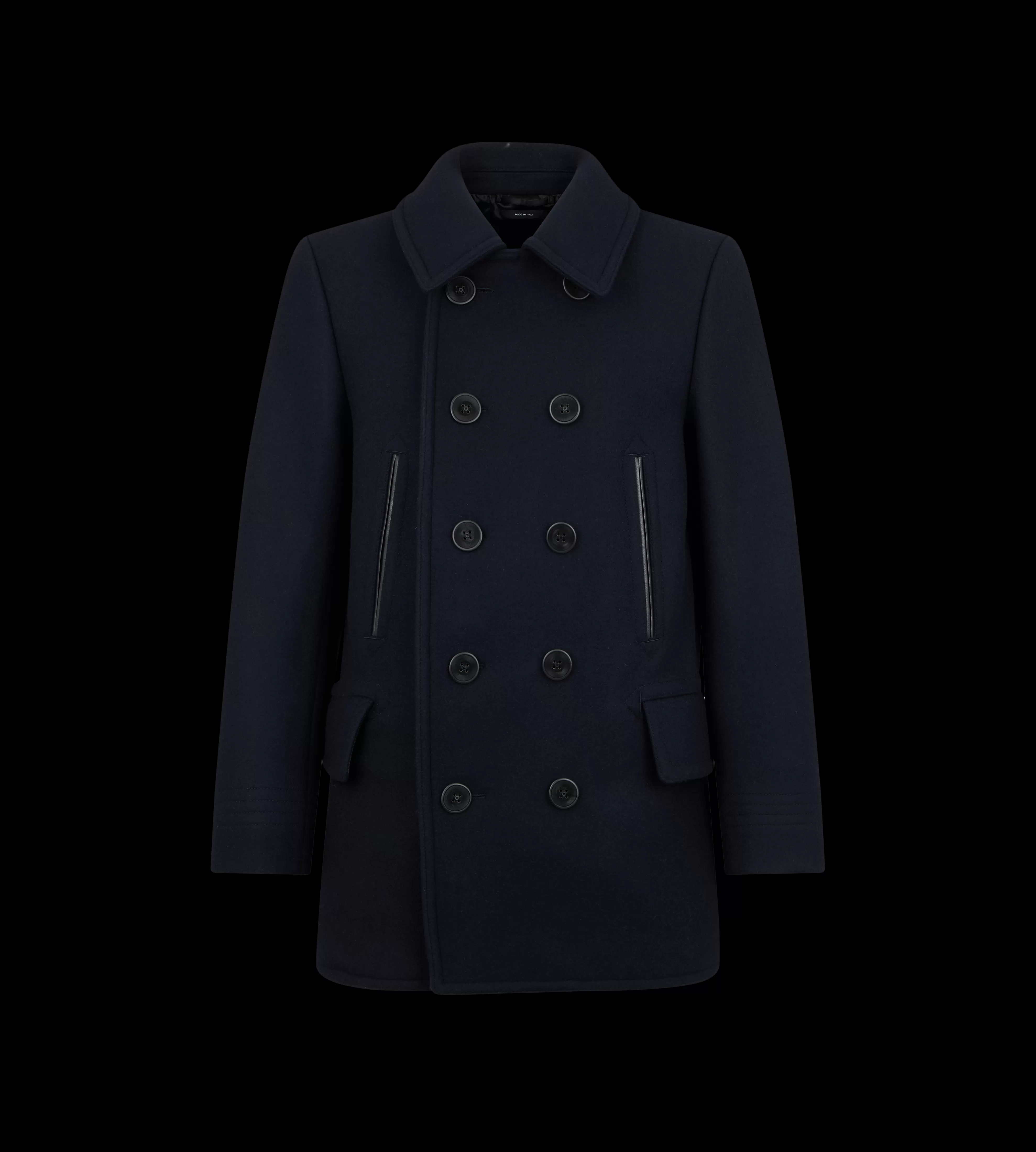 TOM FORD MELTON PEACOAT NAVY^MEN SPRING 24