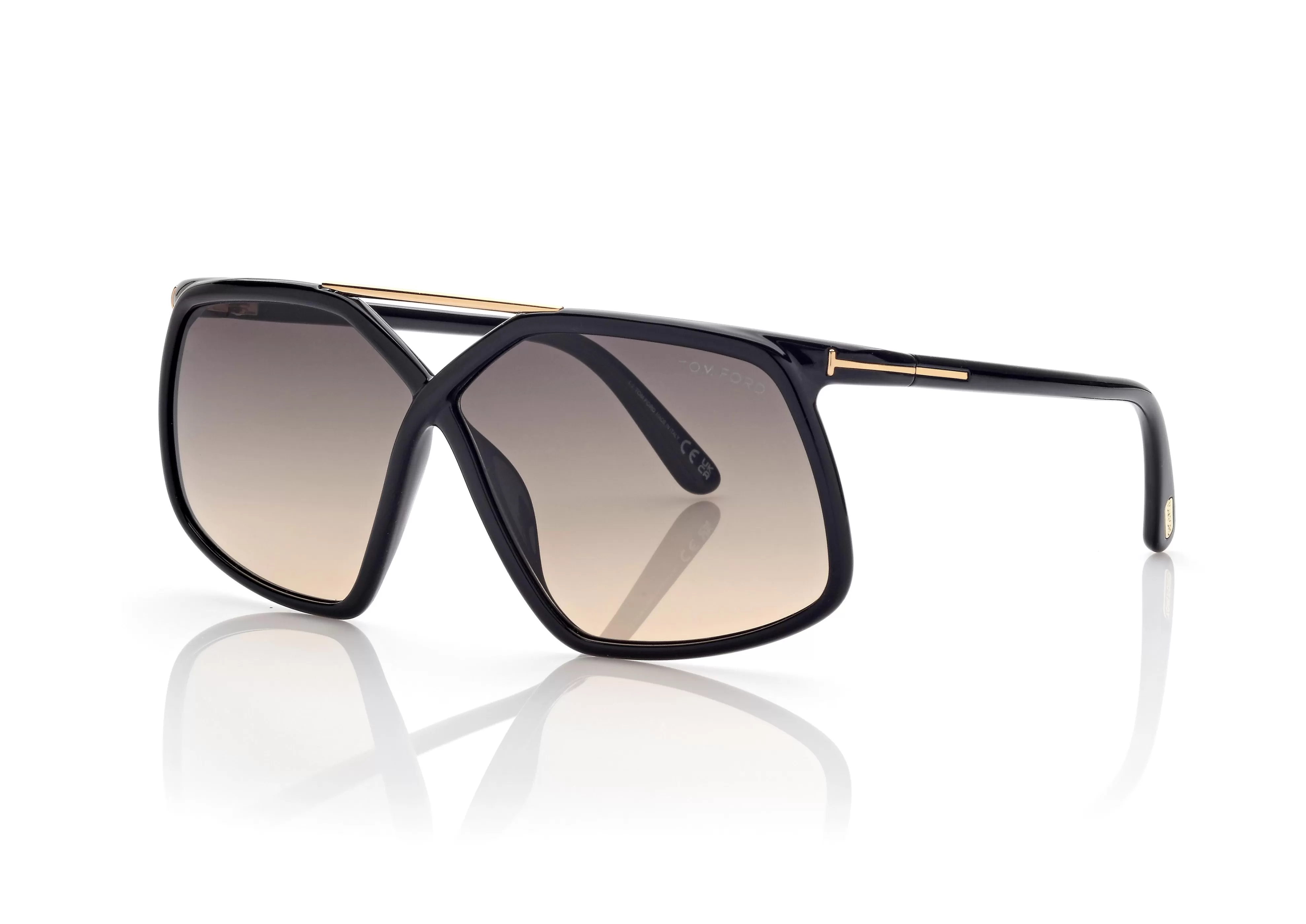 TOM FORD MERYL SUNGLASSES BLACK^EYEWEAR SUNGLASSES