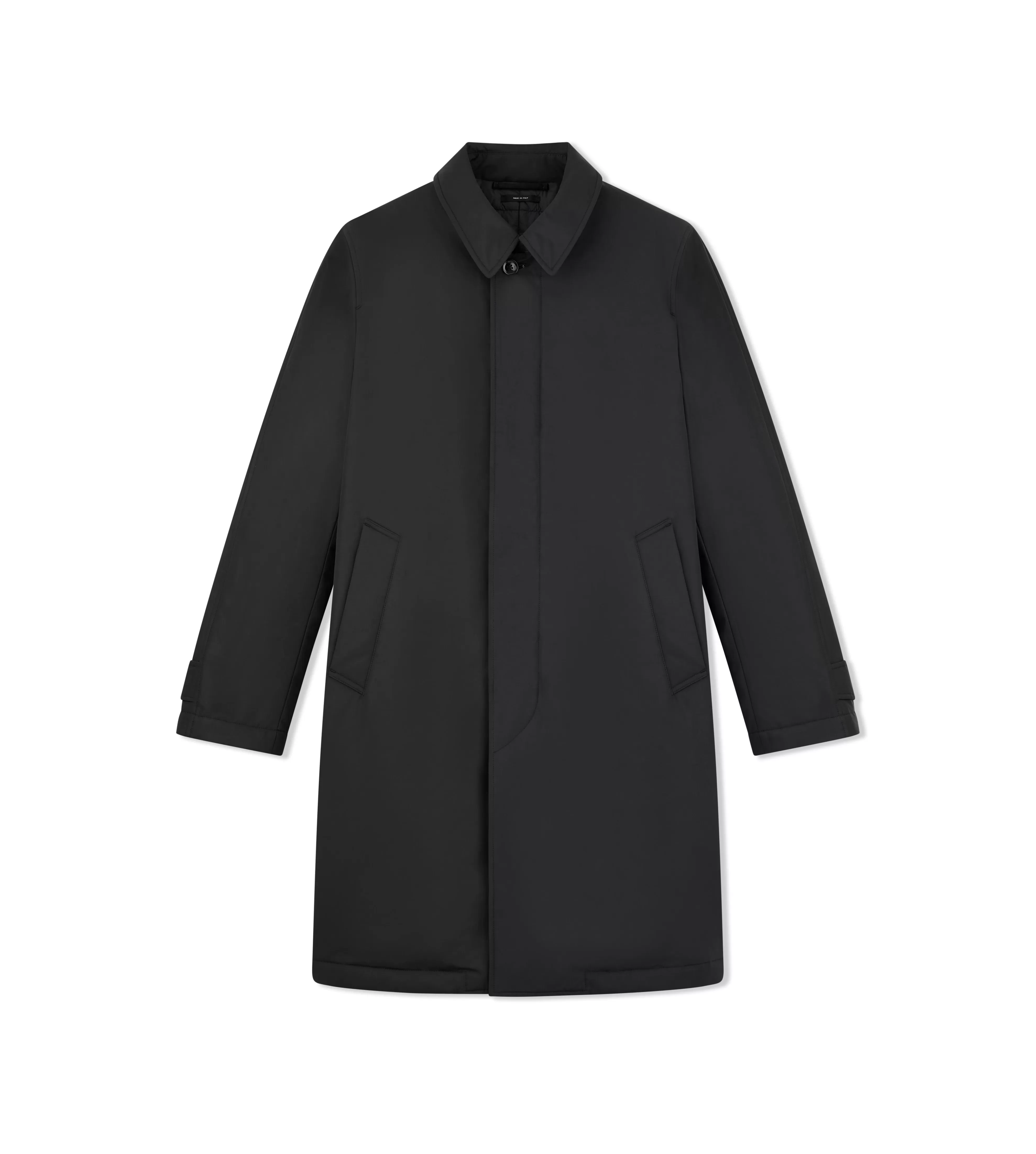 TOM FORD MICRO FAILLE LIGHT-FILL RAINCOAT BLACK^MEN Outerwear