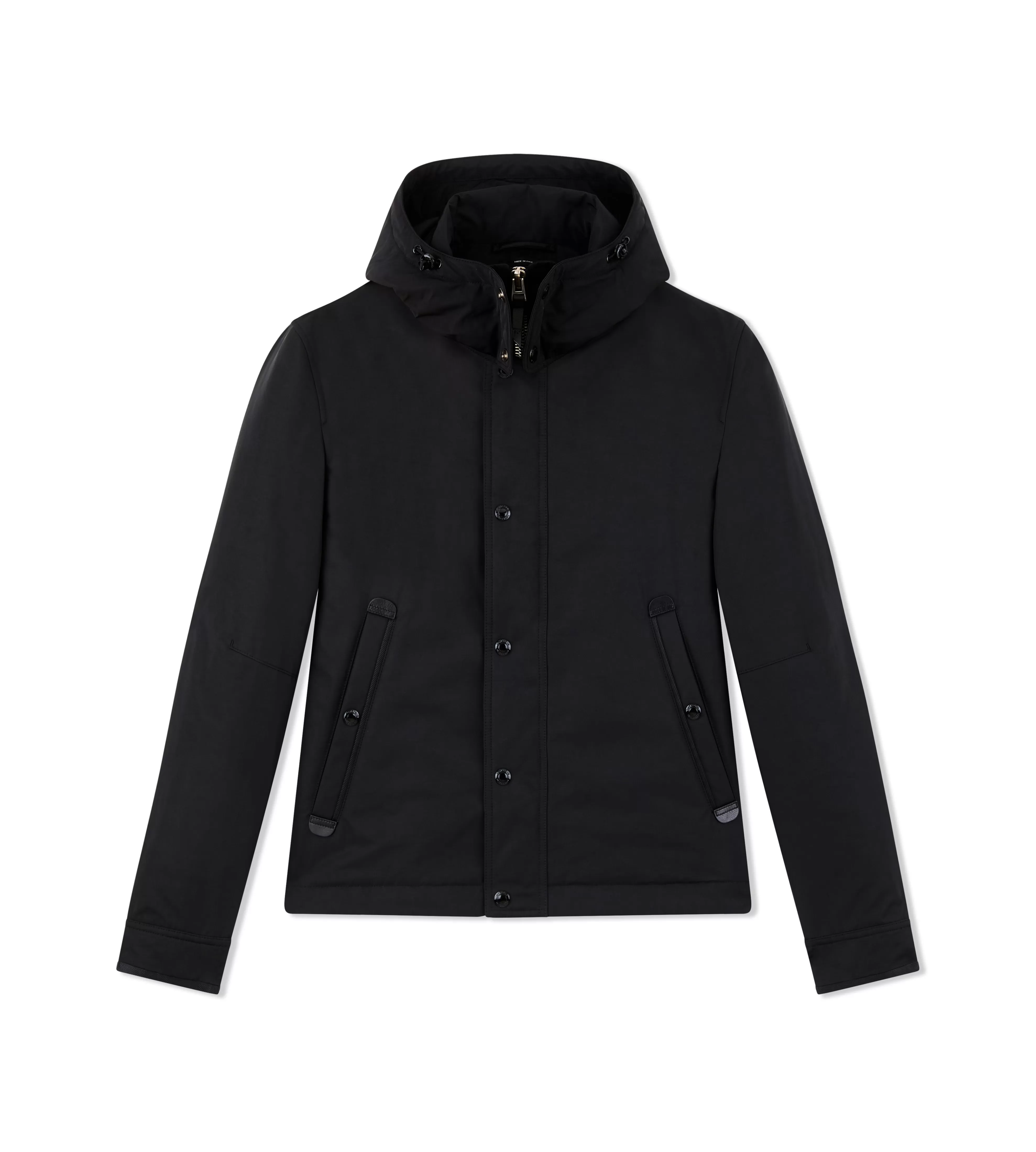 TOM FORD MICRO FAILLE LIGHT-FILL SHORT PARKA BLACK^MEN Outerwear