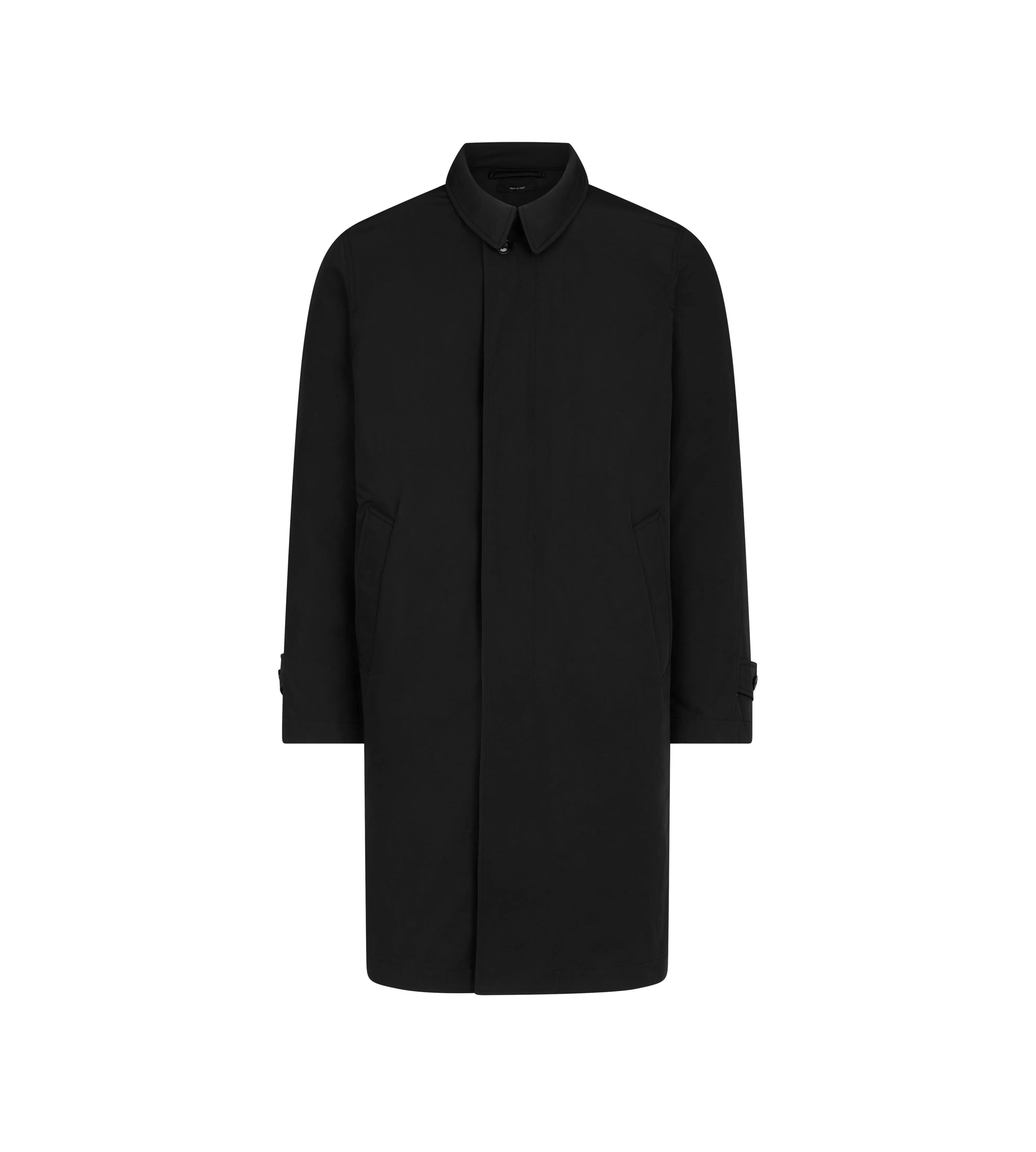 TOM FORD MICRO FAILLE RAINCOAT BLACK^MEN Outerwear