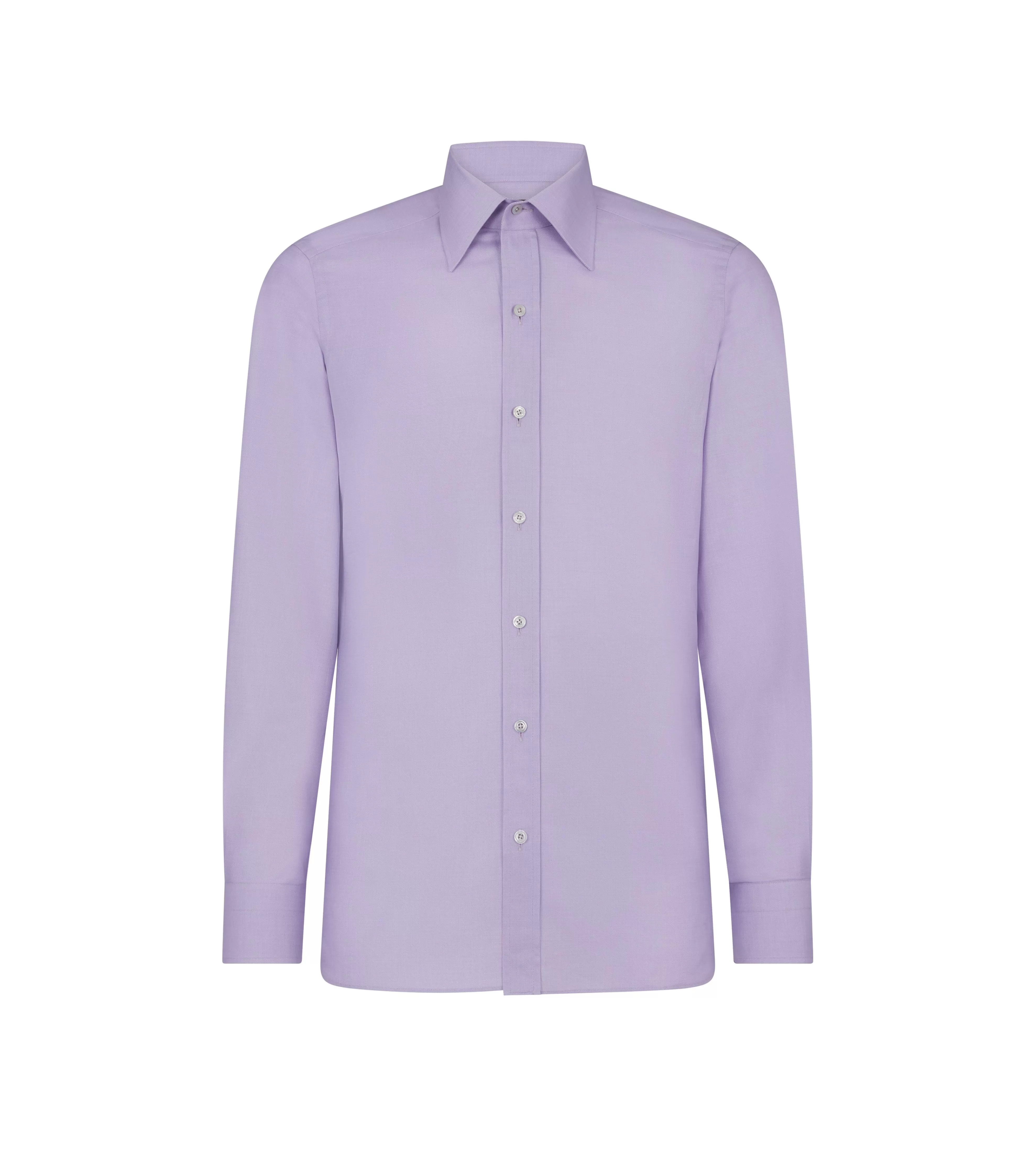 TOM FORD MICRO GINGHAM SLIM FIT SHIRT LILAC^MEN | MEN Shirts | JETSETTER EDIT