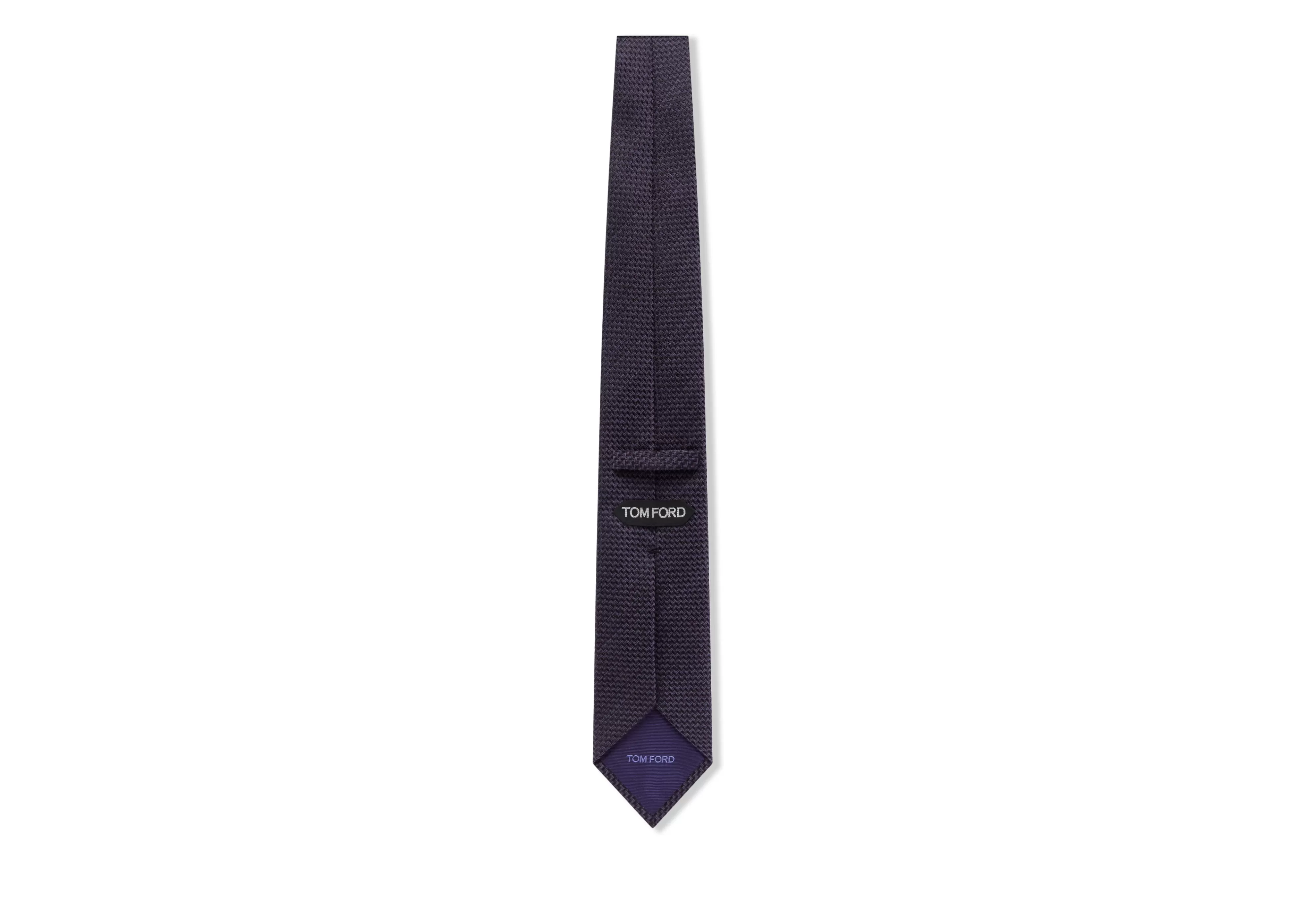 TOM FORD MICRO JACQUARD TIE PURPLE^MEN Ties & Bow Ties