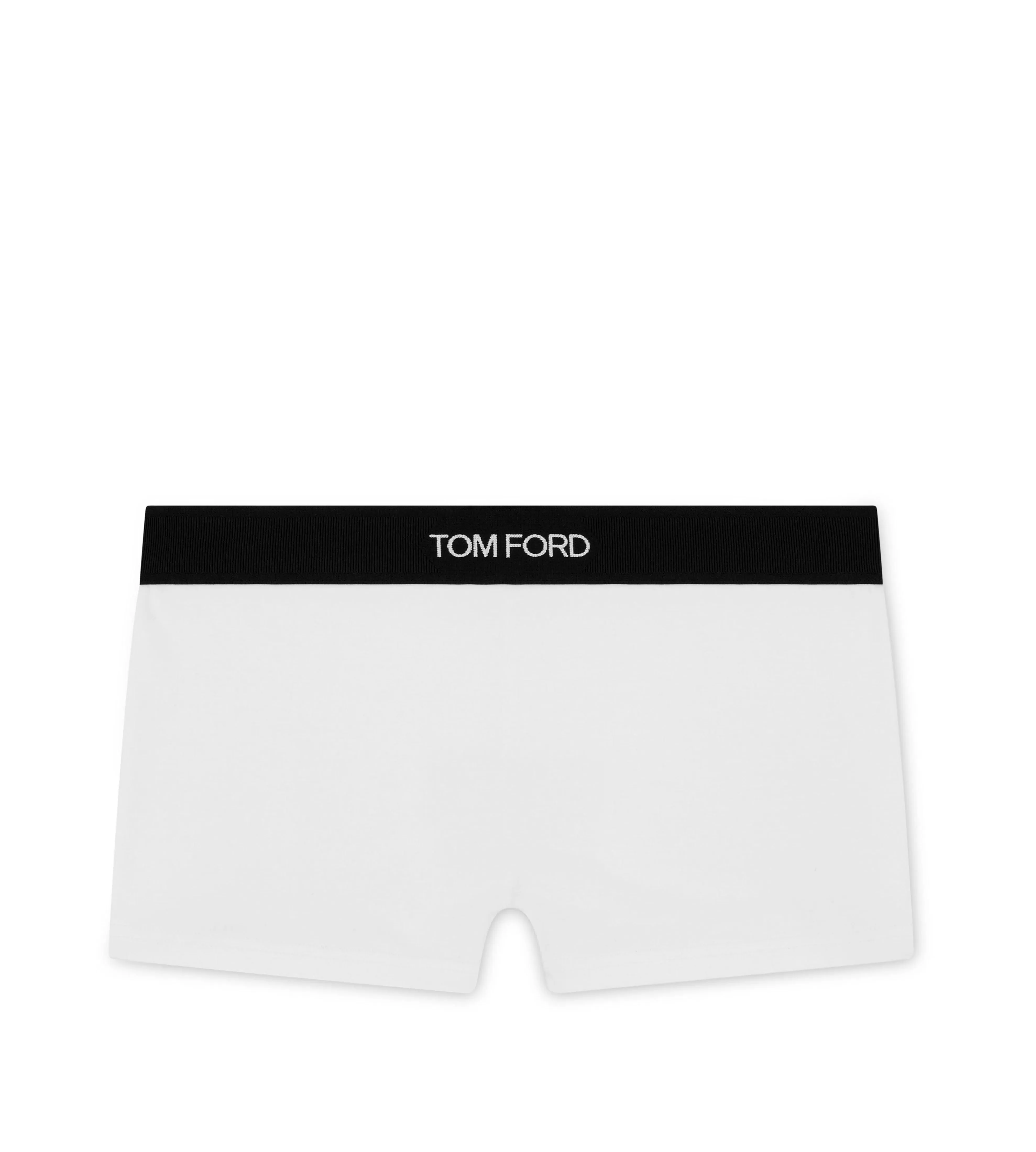 TOM FORD MODAL SIGNATURE BOXERS WHITE^WOMEN Bottoms