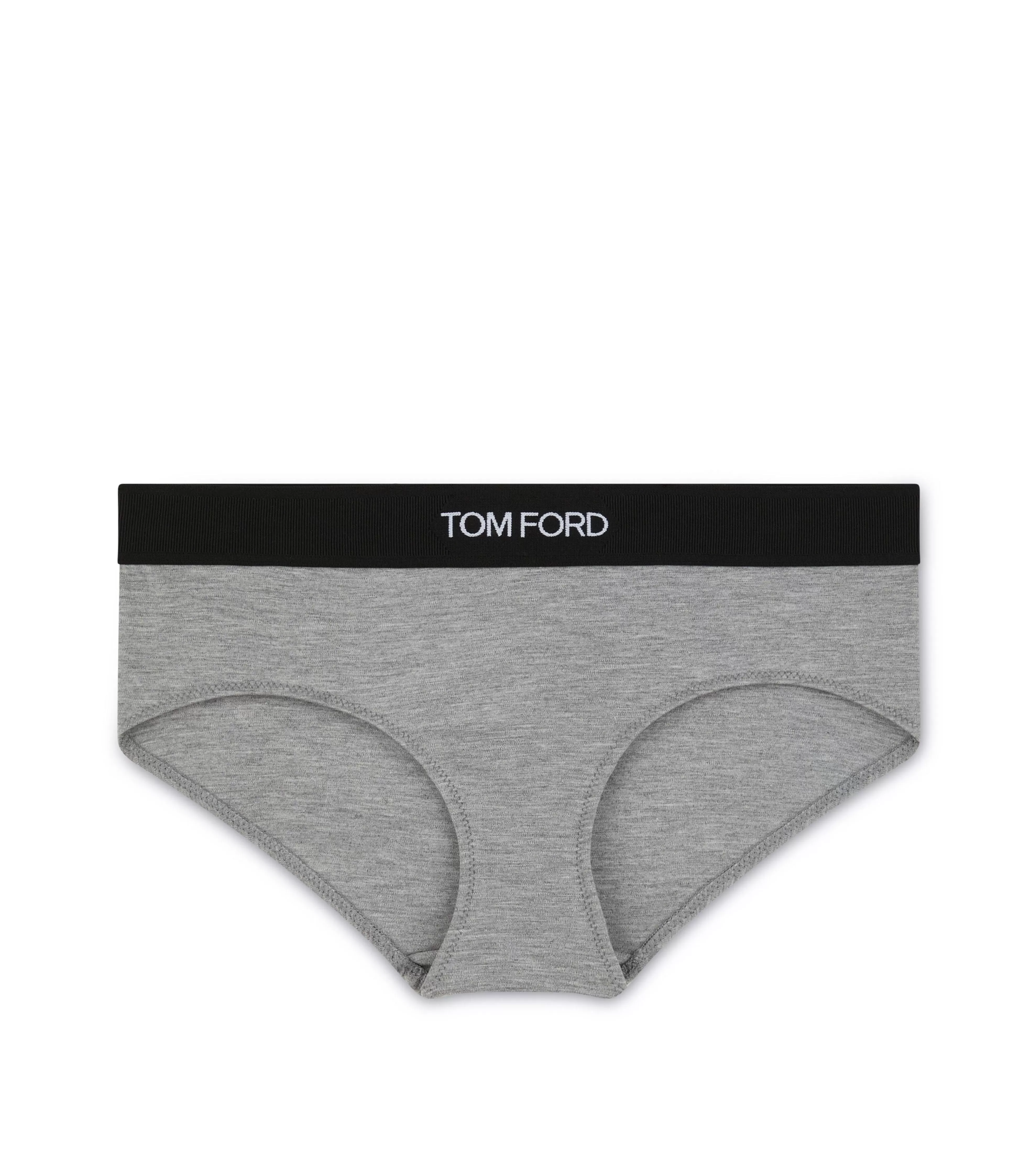 TOM FORD MODAL SIGNATURE BOY SHORTS GREY MELANGE^WOMEN Bottoms