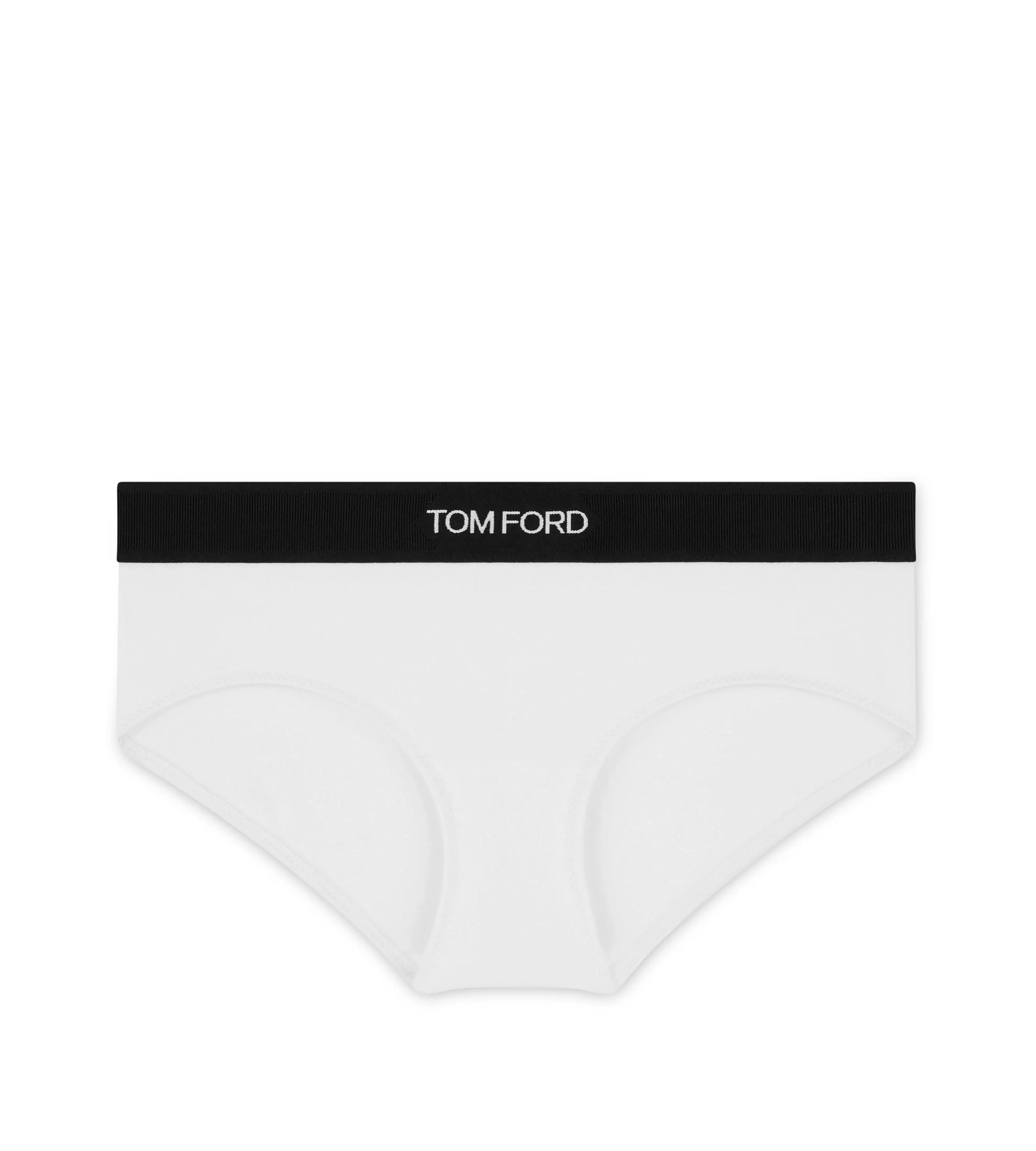 TOM FORD MODAL SIGNATURE BOY SHORTS WHITE^WOMEN Bottoms