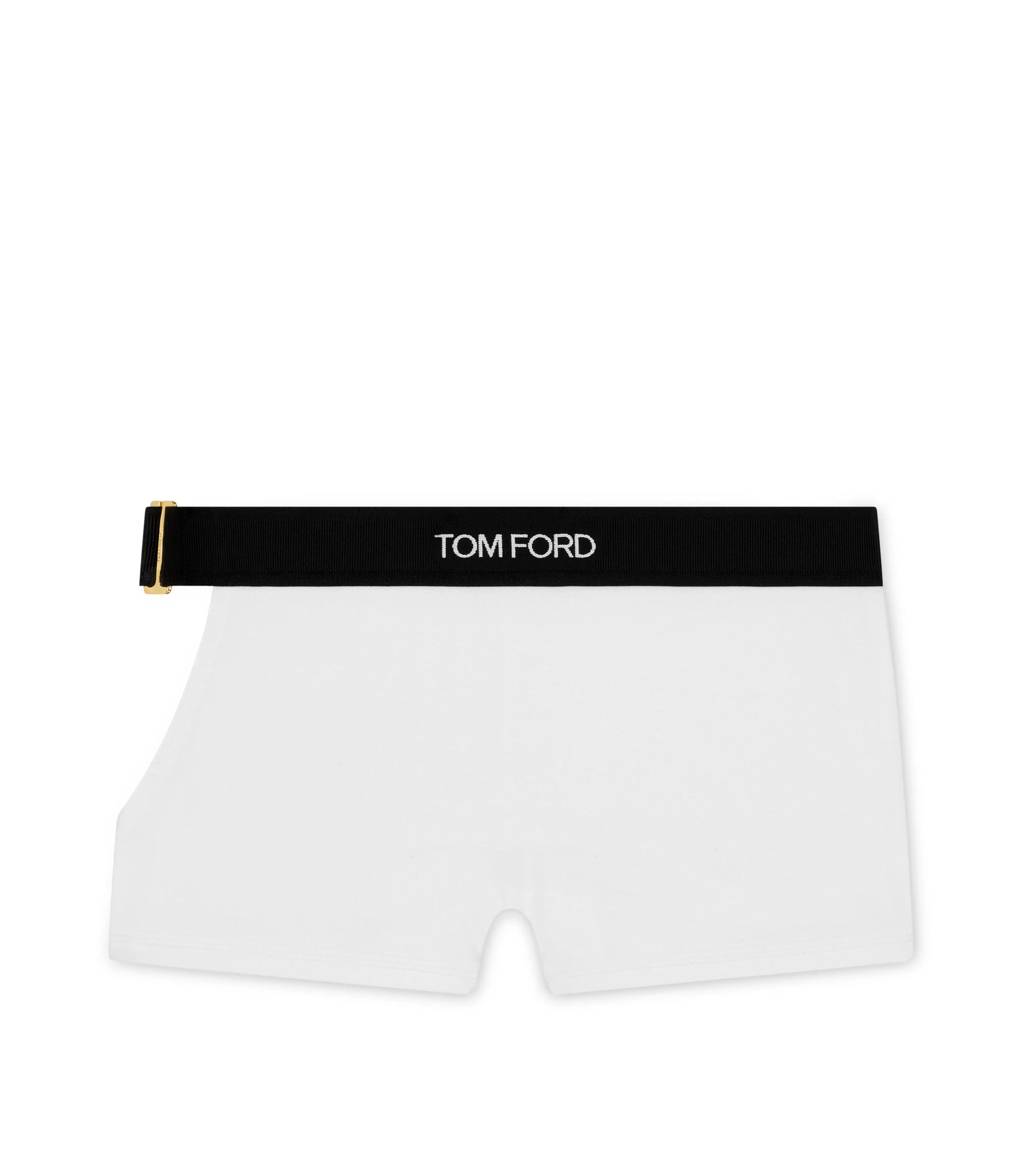 TOM FORD MODAL SIGNATURE CUT-OUT BOXERS WHITE^WOMEN Bottoms