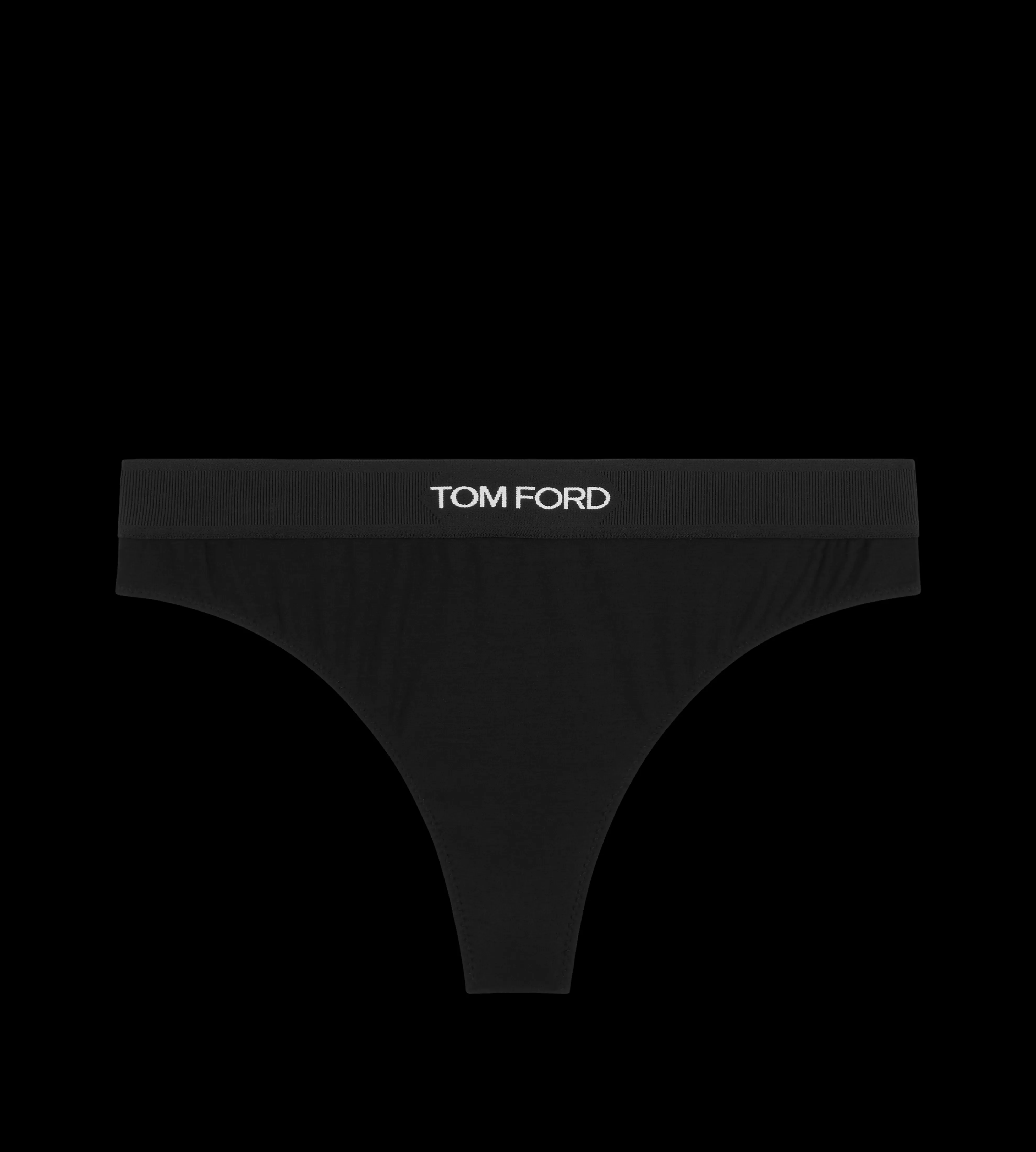 TOM FORD MODAL SIGNATURE THONG BLACK^WOMEN | WOMEN Bottoms | SPRING 24